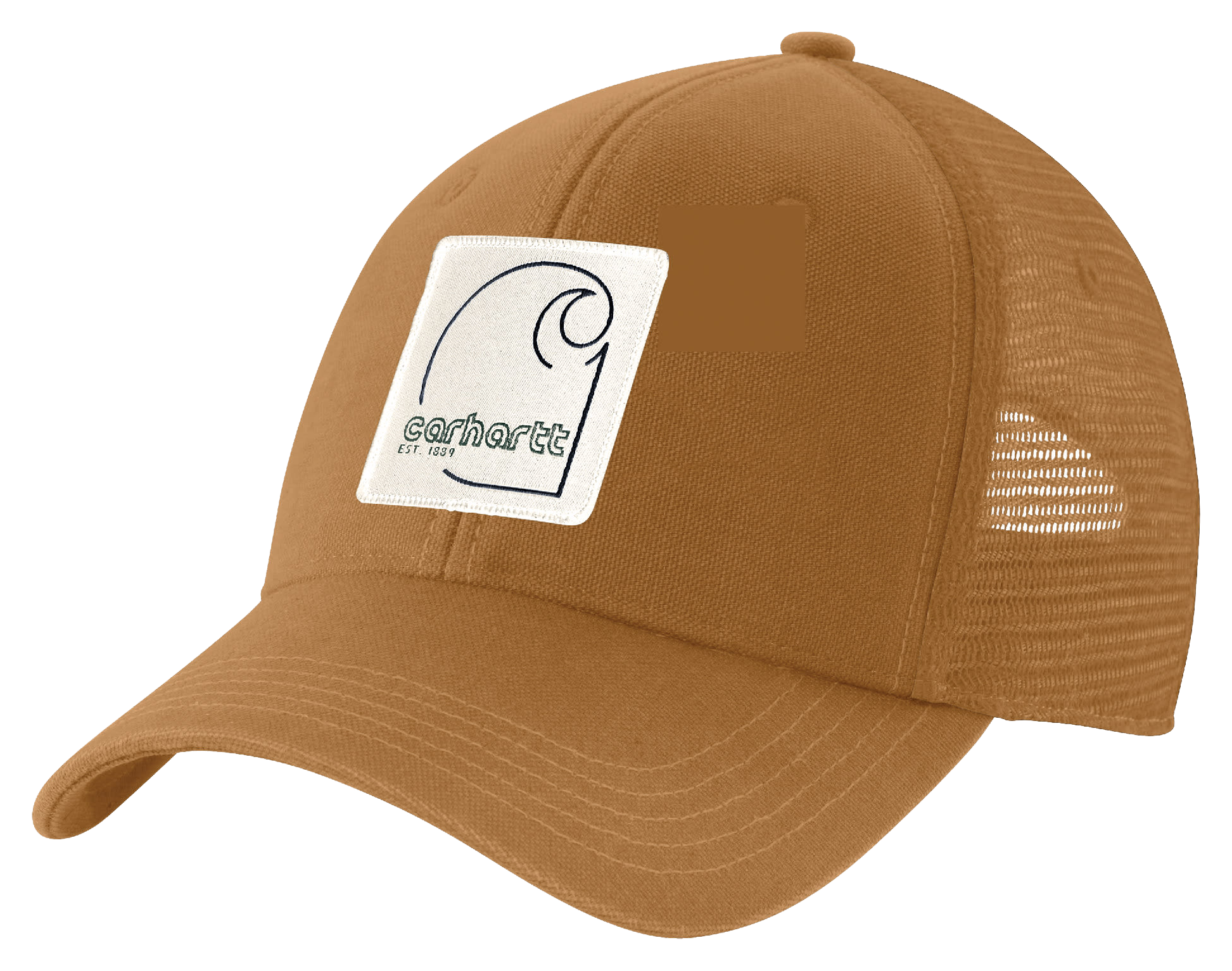 Image of Carhartt Canvas Outlast C Patch Mesh-Back Cap - Carhartt Brown