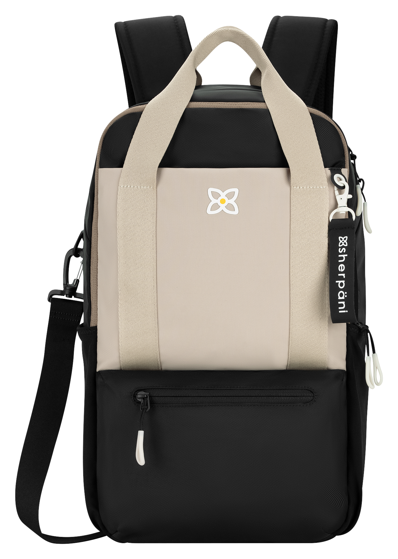 Image of Sherpani Camden Convertible Backpack - Con Leche