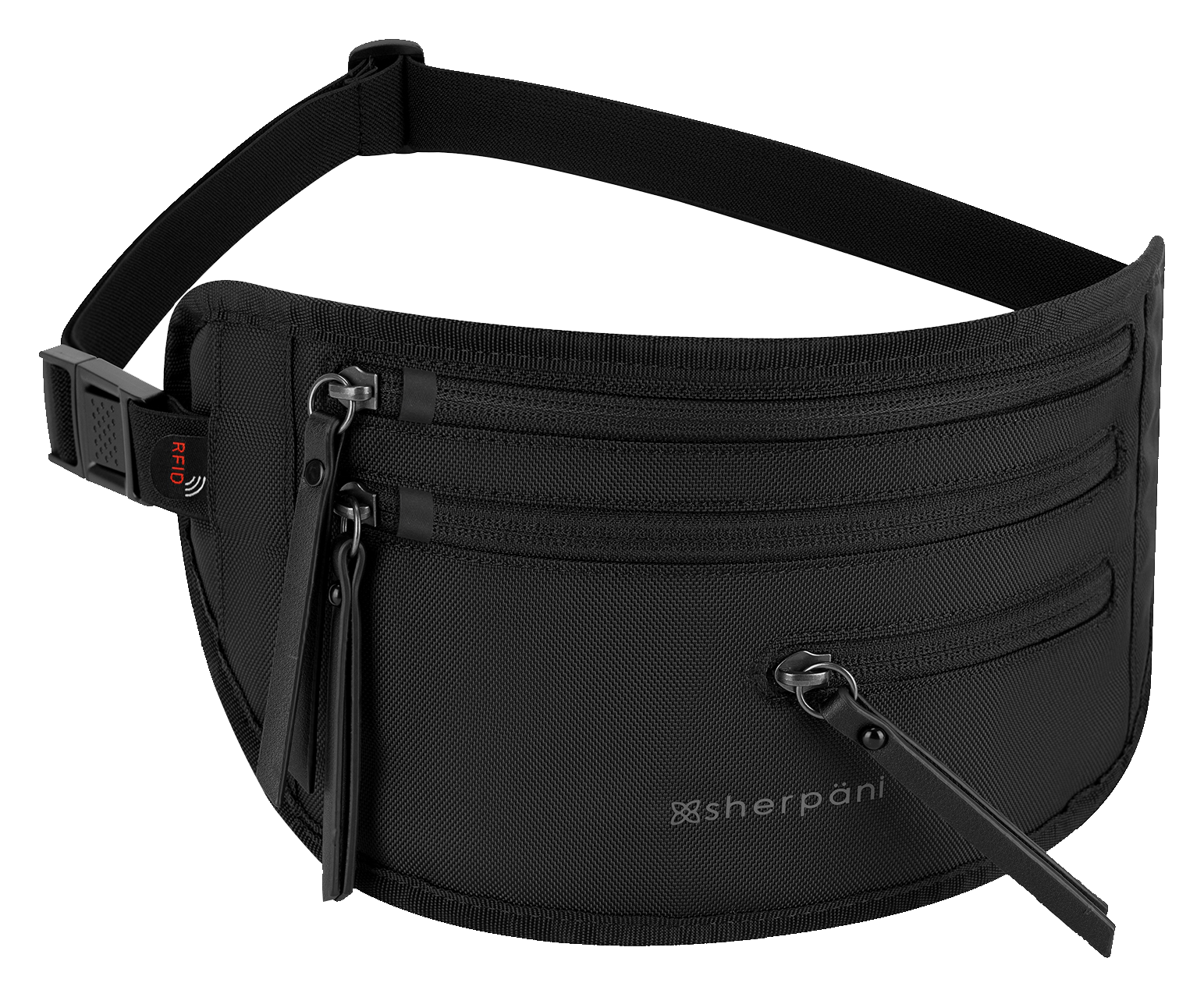 Image of Sherpani Jett Anti-Theft Travel Belt Bag - Carbon