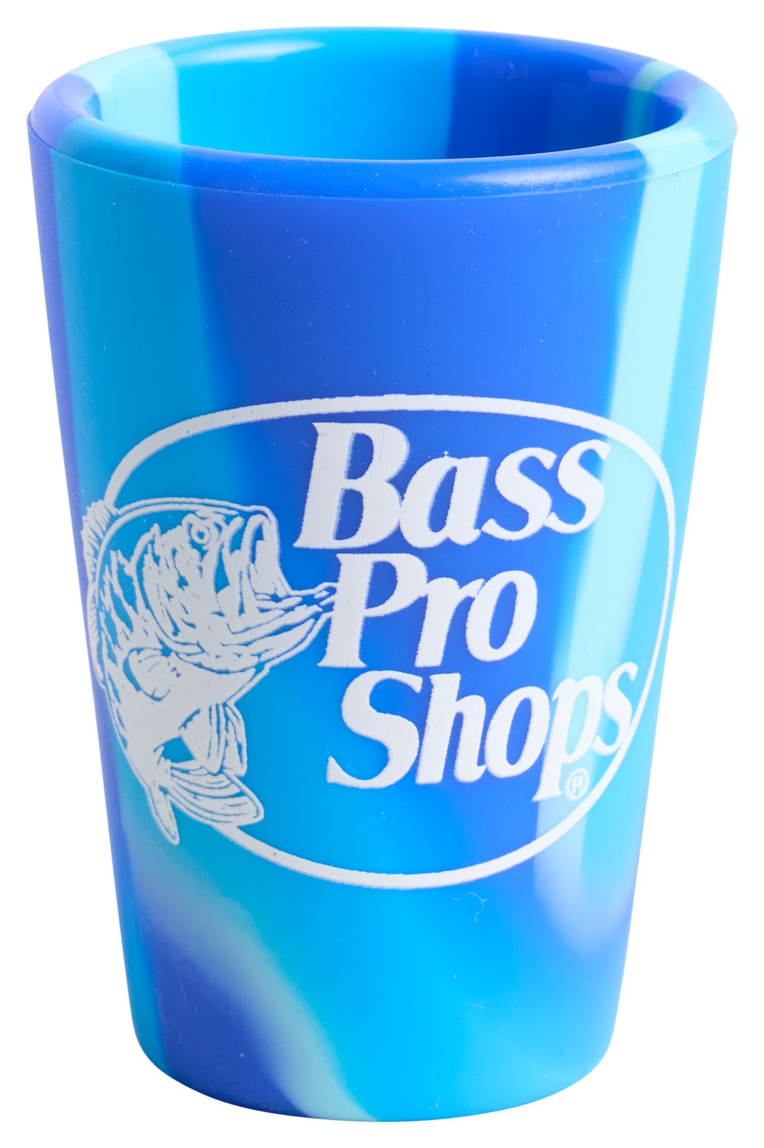 Image of Bass Pro Shops Logo Silipint SiliShot Drinkware - Arctic Sky