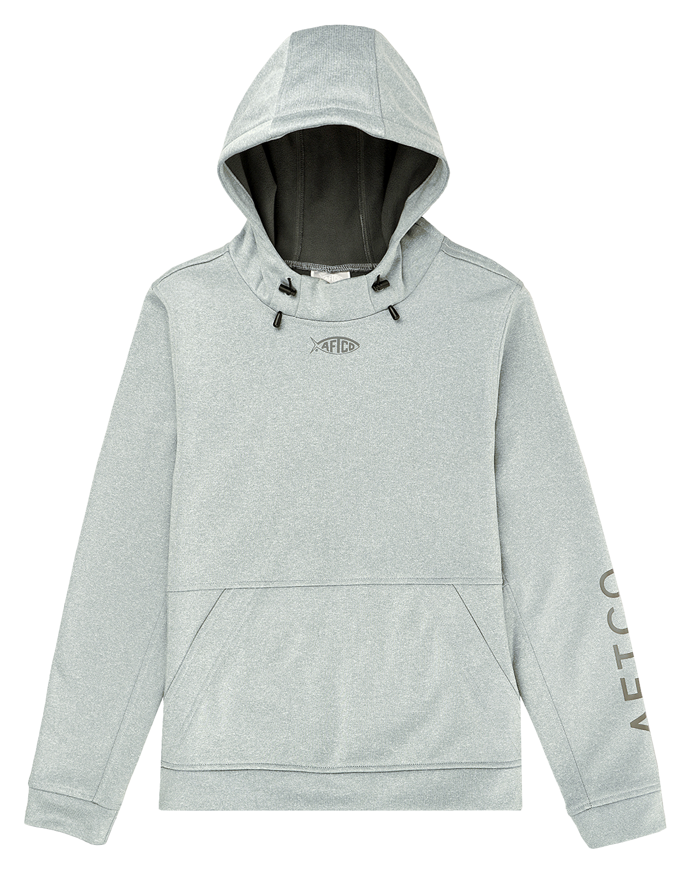 Image of AFTCO Shadow Recycled Long-Sleeve Hoodie for Ladies - Harbor Gray Heather - M