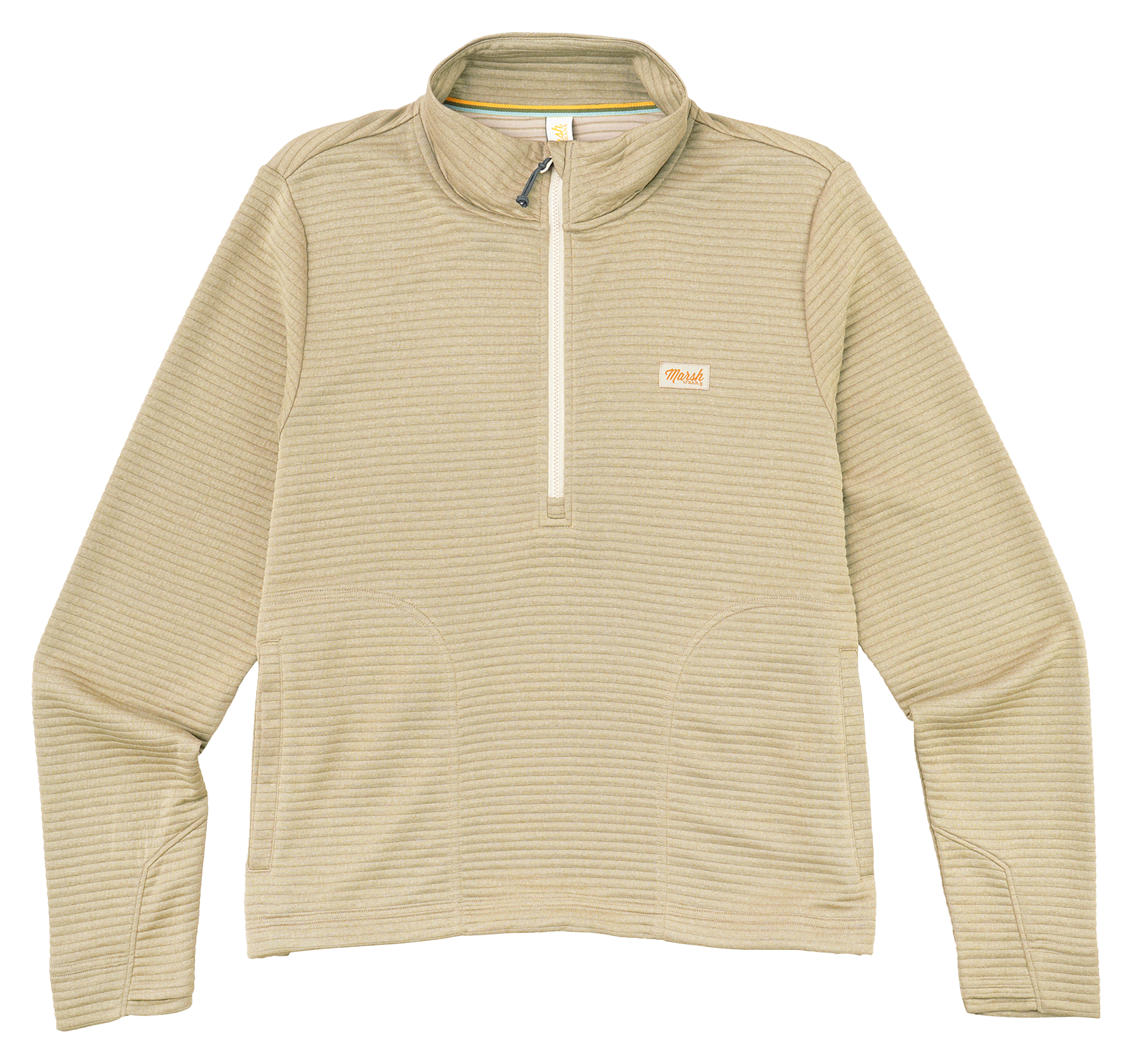 Image of Marsh Wear Sullivan Tech Quarter-Zip Jacket for Ladies - Coriander - S