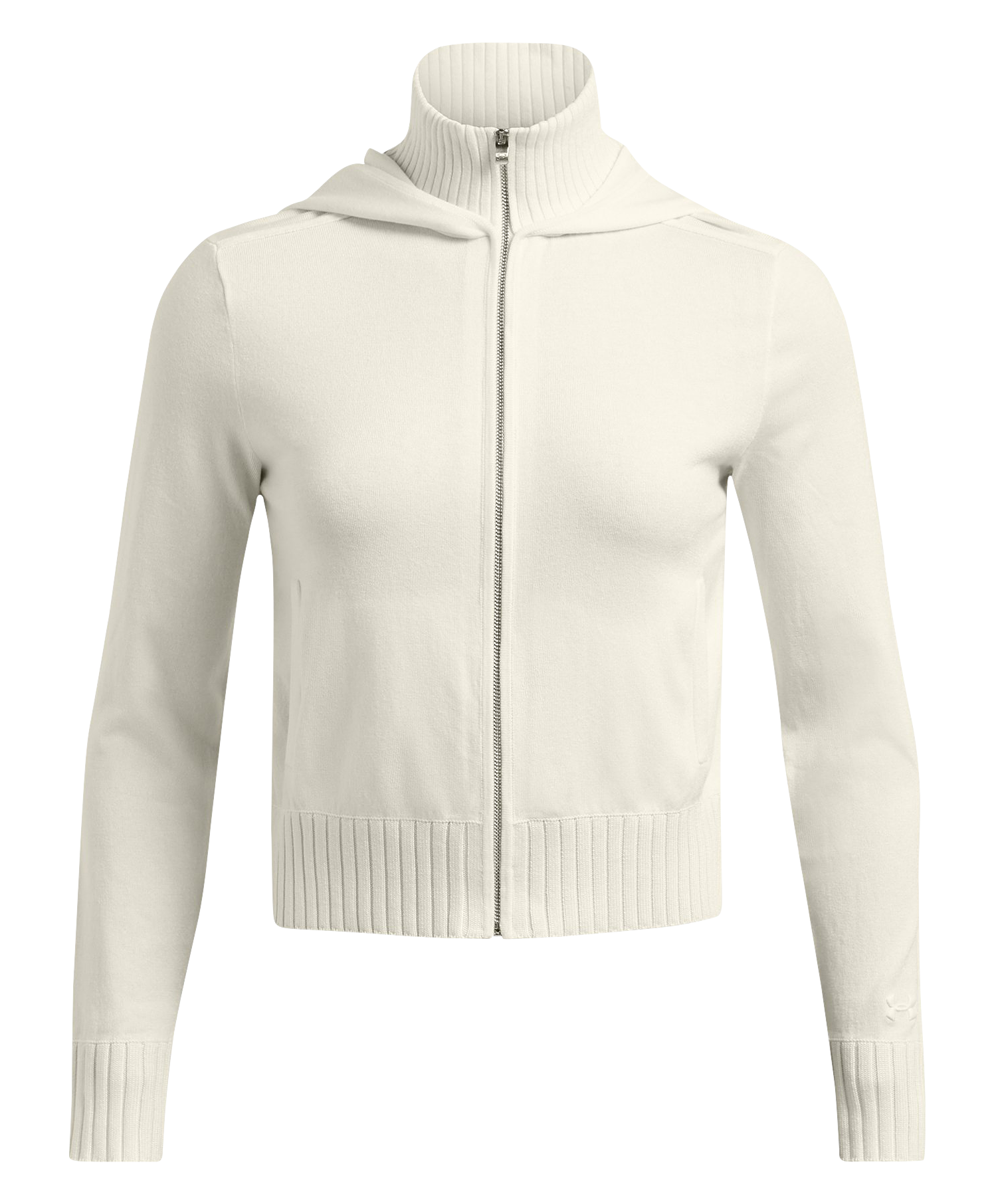 Under Armour Premier Full-Zip Hooded Sweater for Ladies - White Quartz - MD