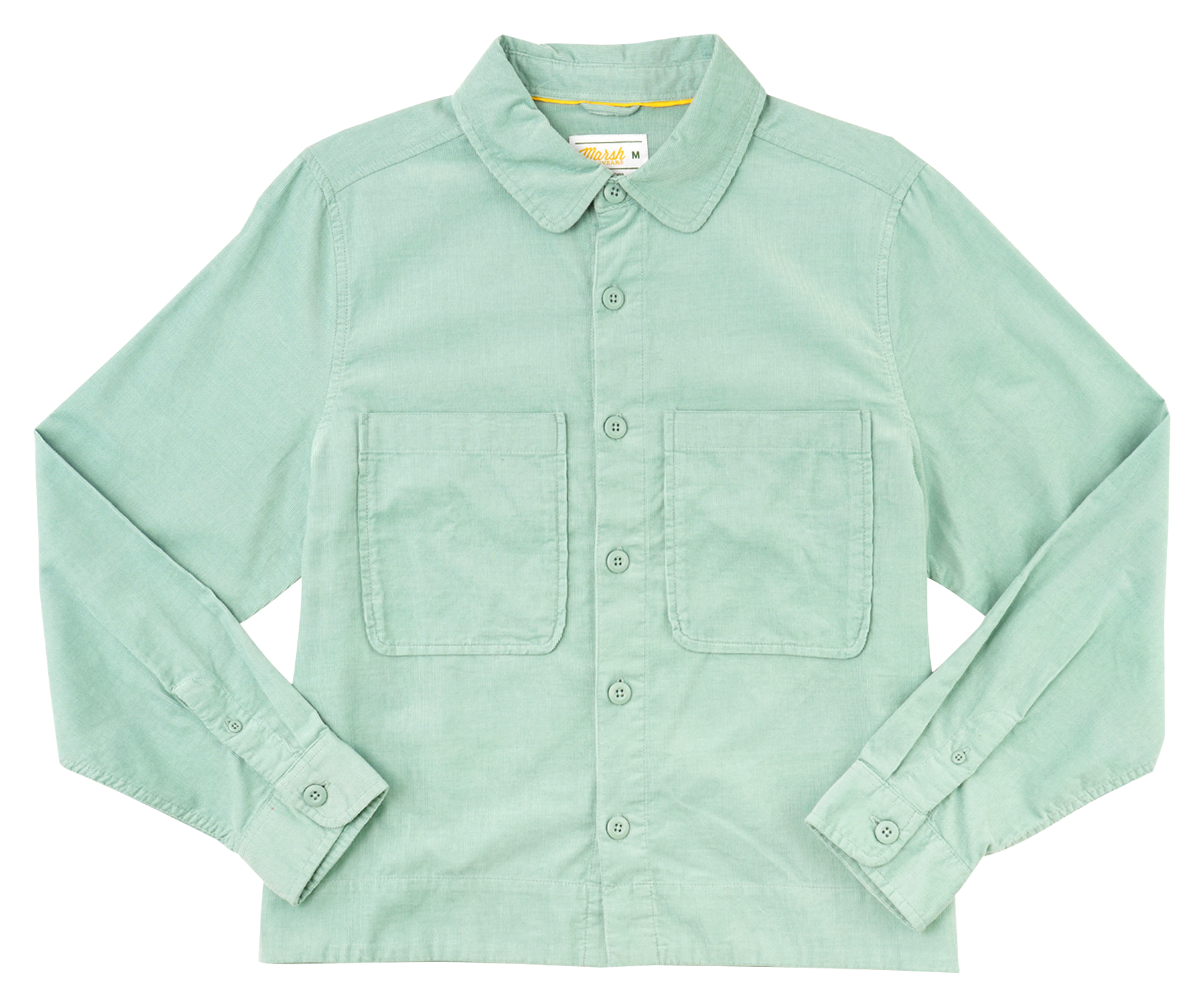 Image of Marsh Wear Cody Corduroy Long-Sleeve Shirt - Agate