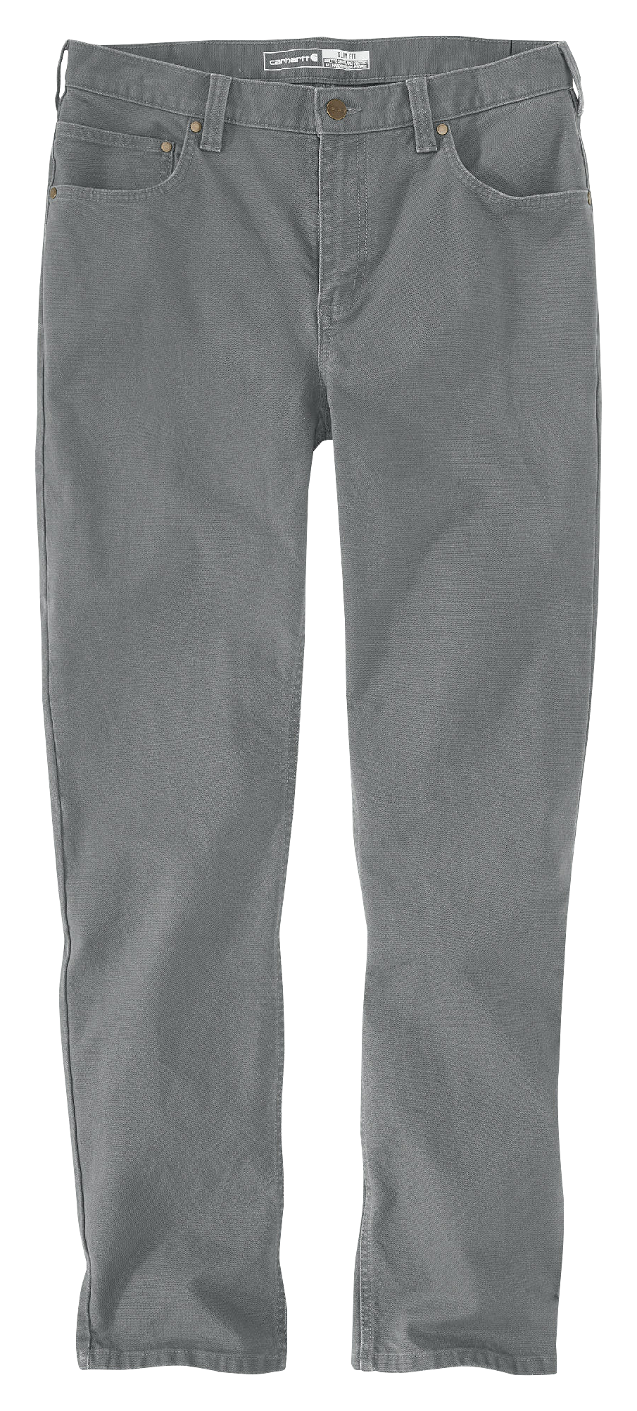 Image of Carhartt Slim Tapered Rugged Flex Duck Pants - Weather Ash - 38x32