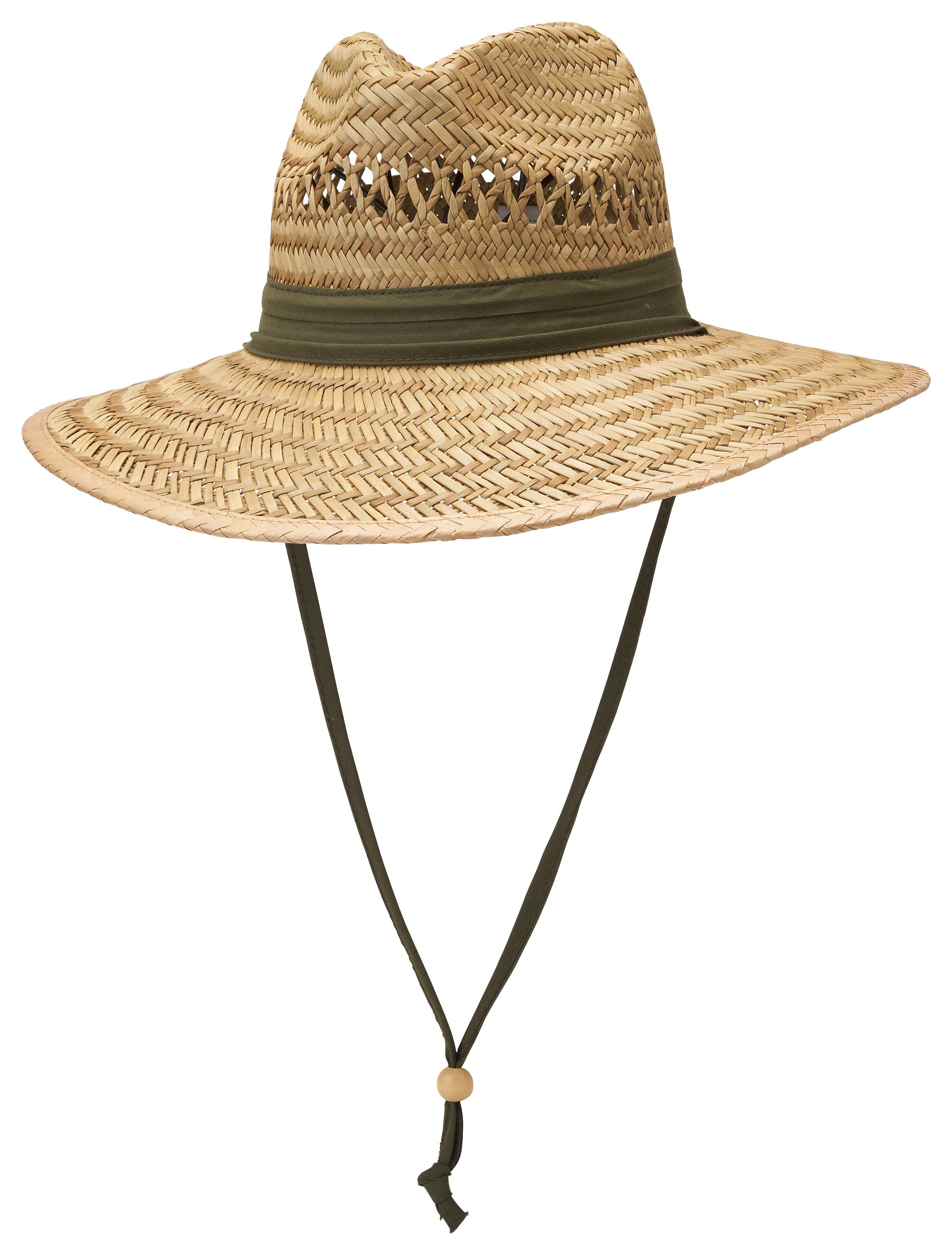 Image of RedHead Lifeguard Straw Hat - Natural/Olive - L