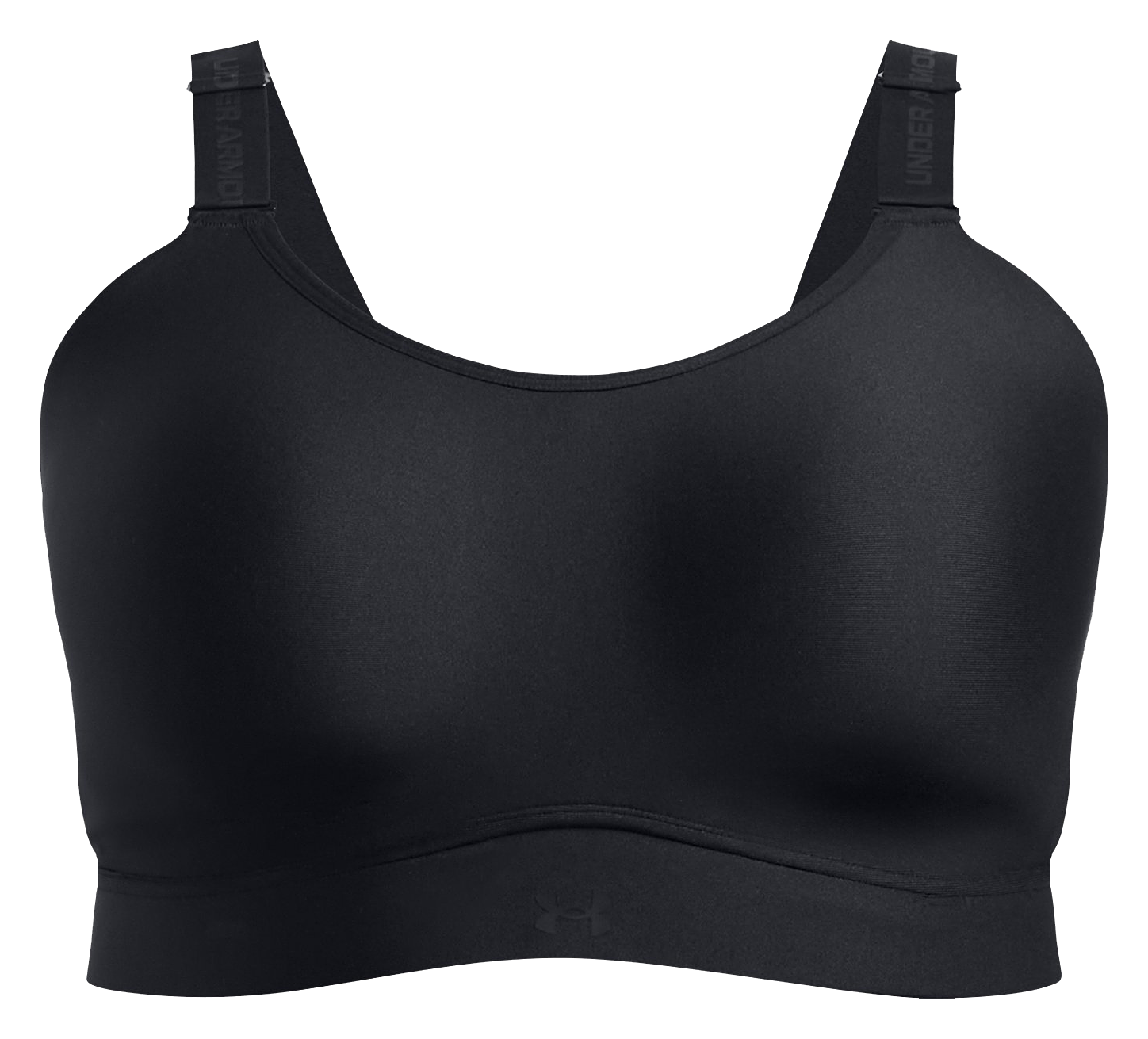 Image of Under Armour Infinity 2.0 Mid Sports Bra for Ladies - Black/Black - 2X DDD