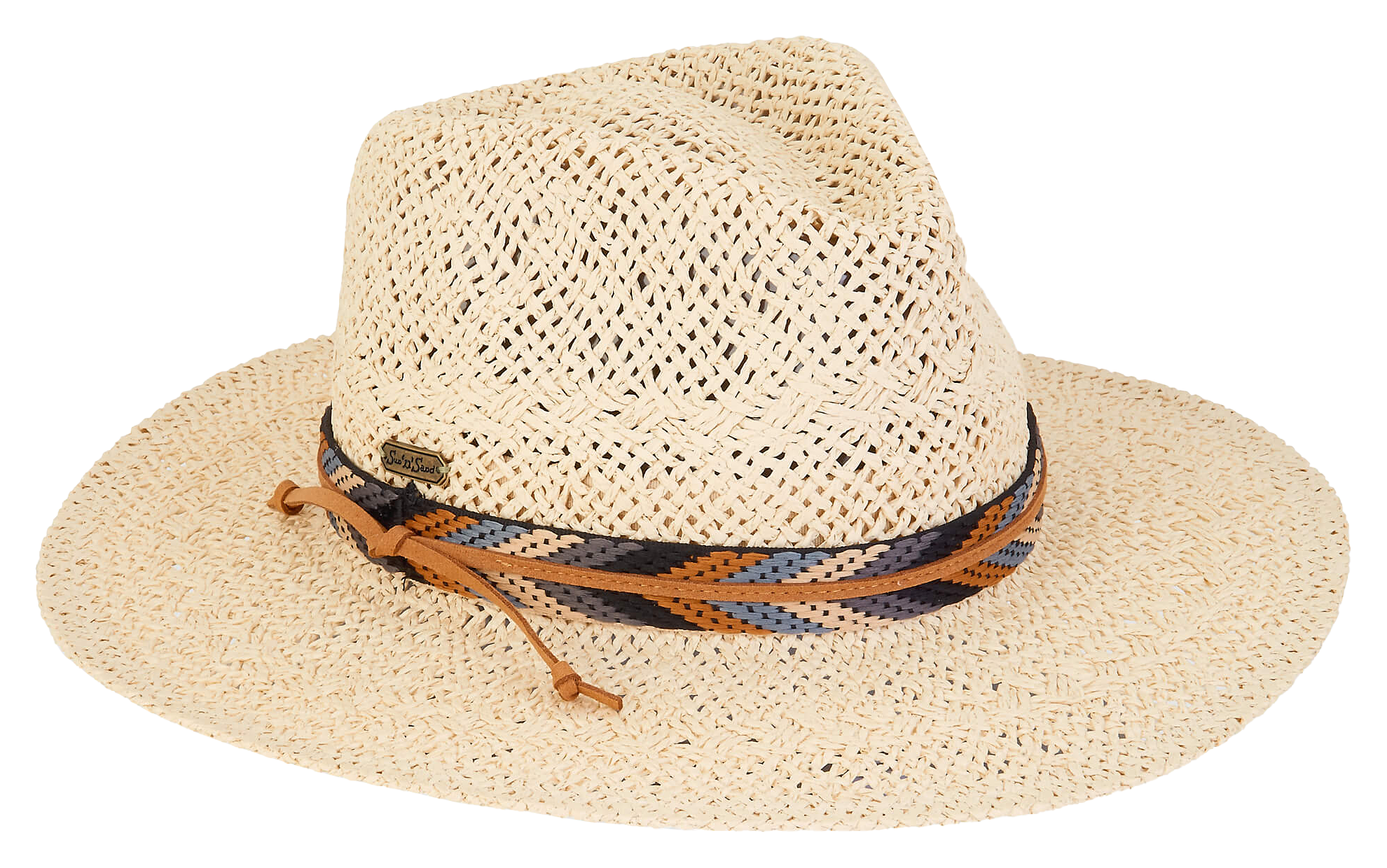 SUN 'N' SAND Maria Paper Straw Safari Hat for Ladies