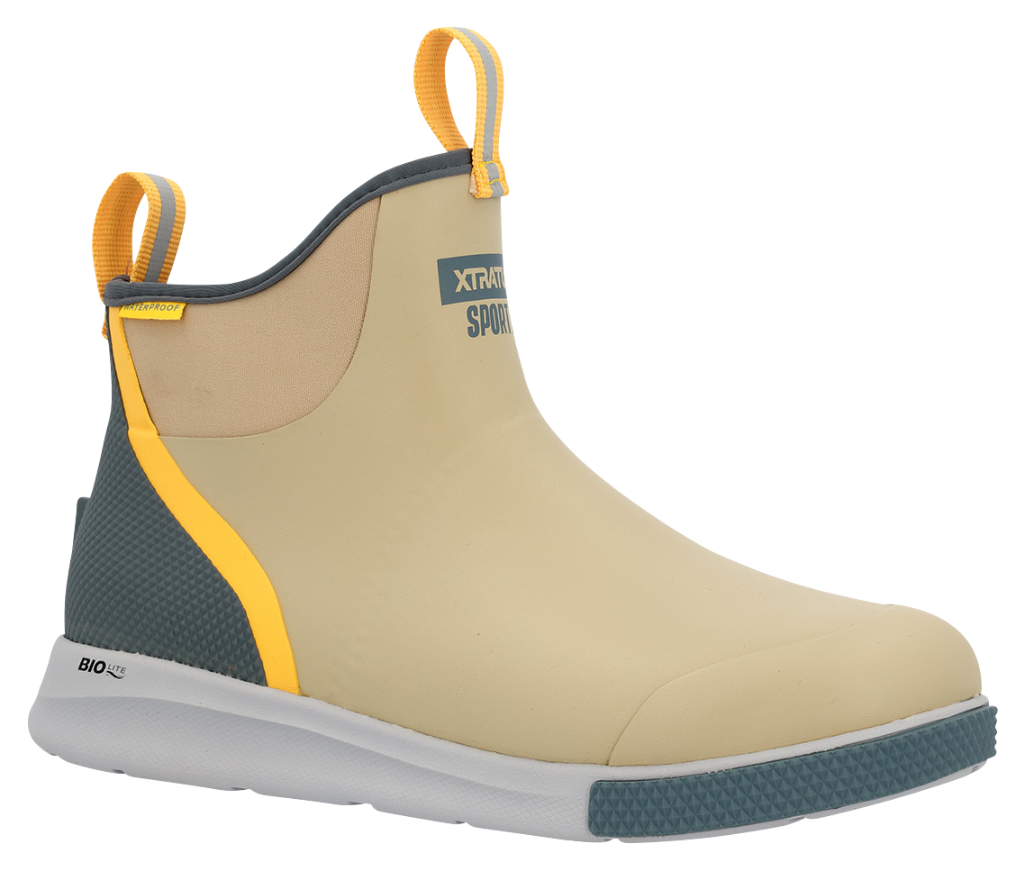 Image of Xtratuf Sport 6'' Ankle Deck Boots for Men - Tan Multi - 11M
