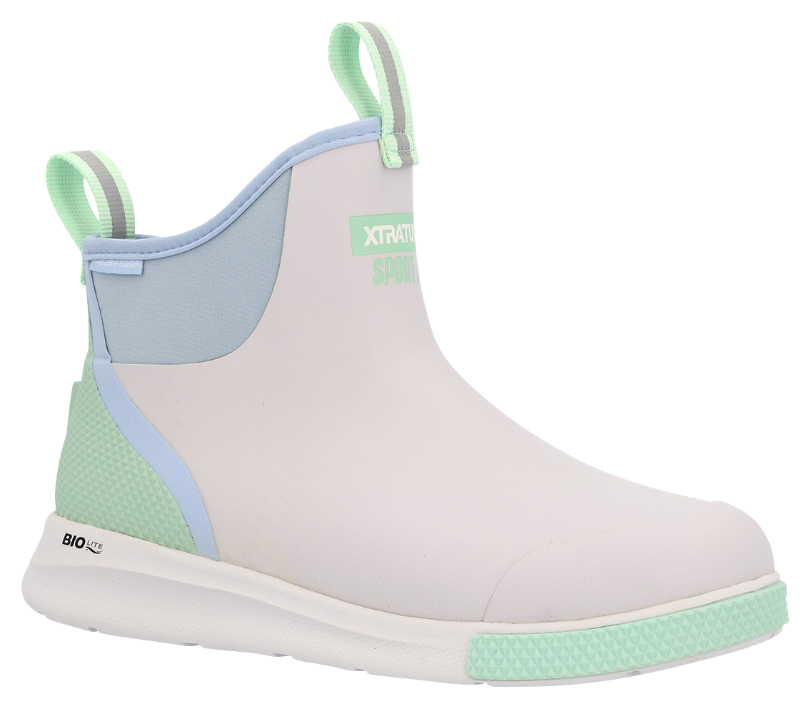 Image of Xtratuf Sport Ankle Deck Boots for Ladies - Cloud Multi - 6M