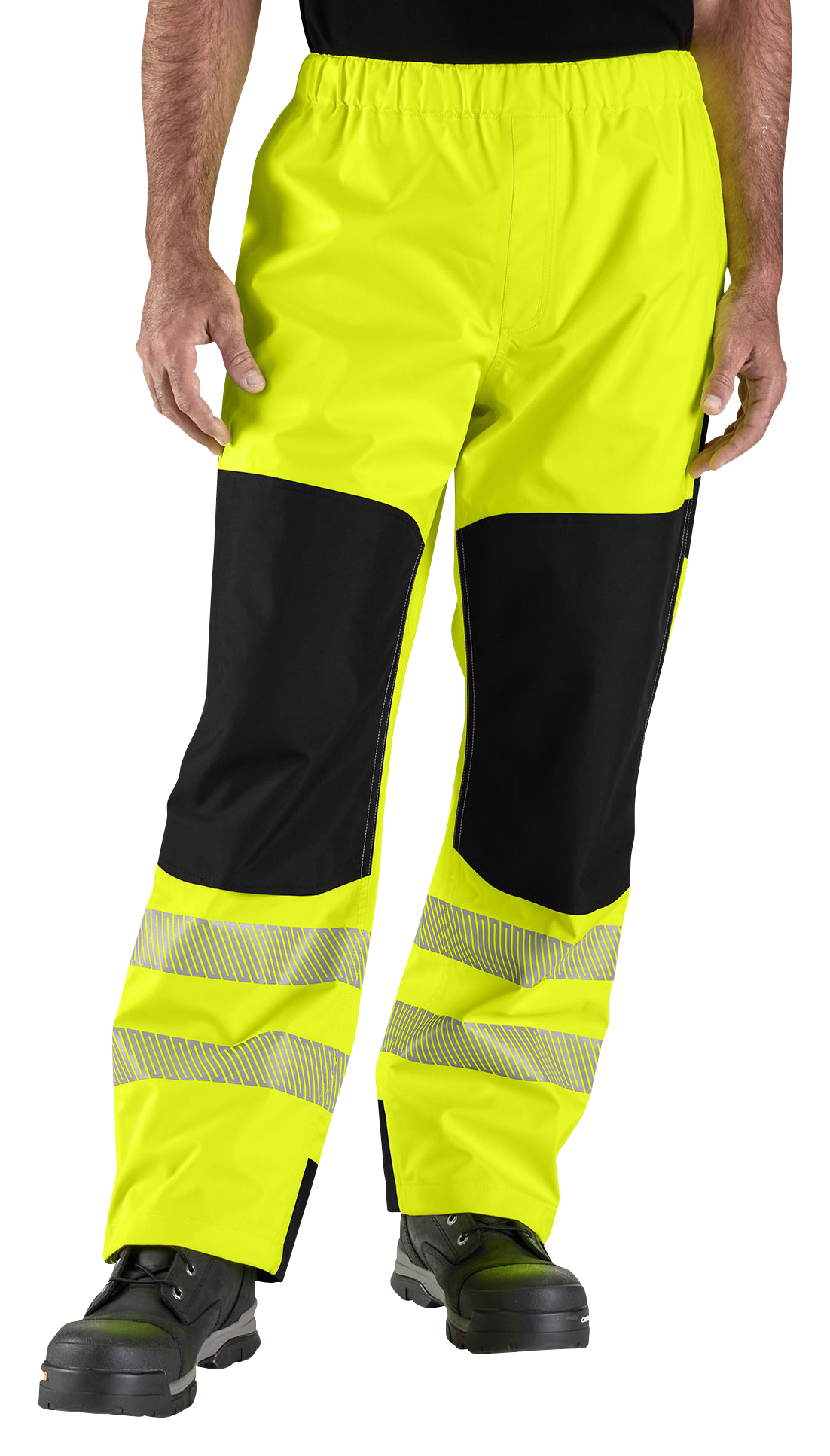 Image of Carhartt High-Visibility Storm Defender Loose-Fit Lightweight Class E Pants for Men - Brite Lime