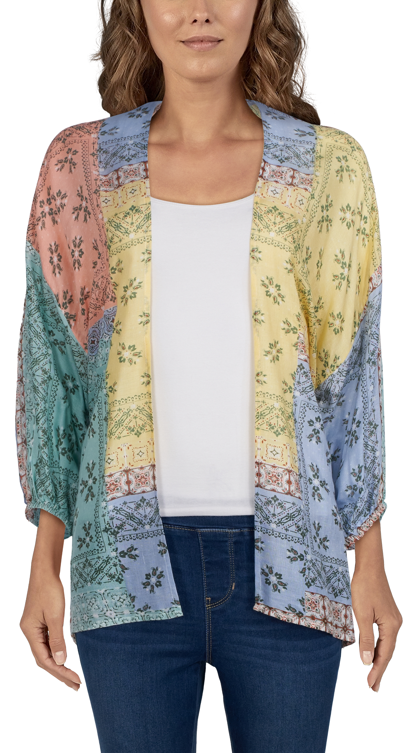 NATURAL REFLECTIONS Catalina Tiles Kimono for Ladies