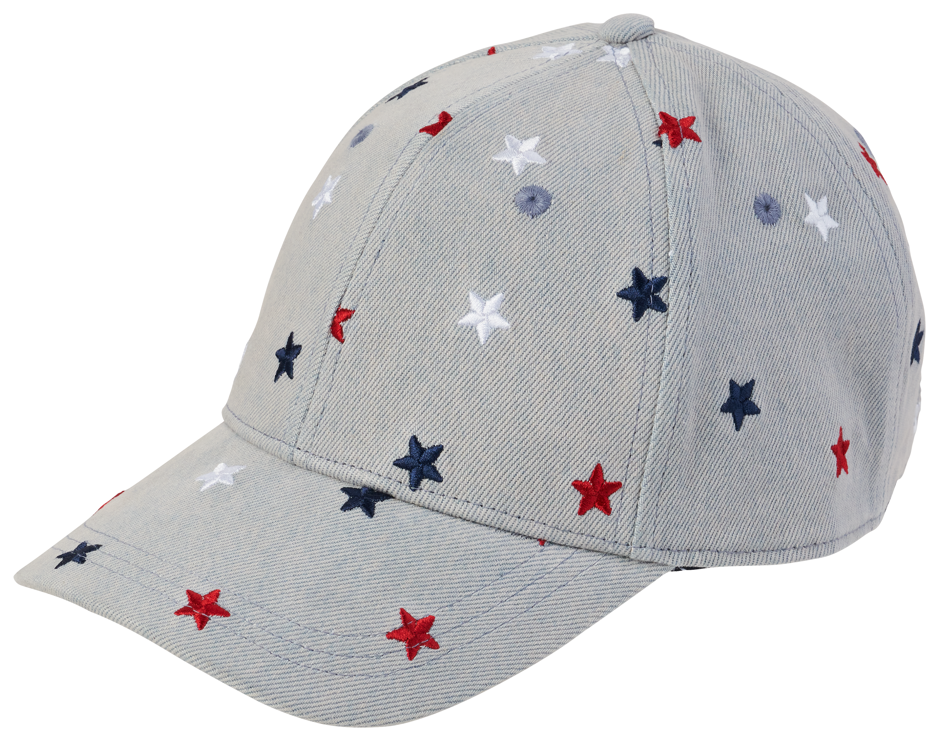 Natural Reflections Star-Dust Denim Baseball Hat for Ladies