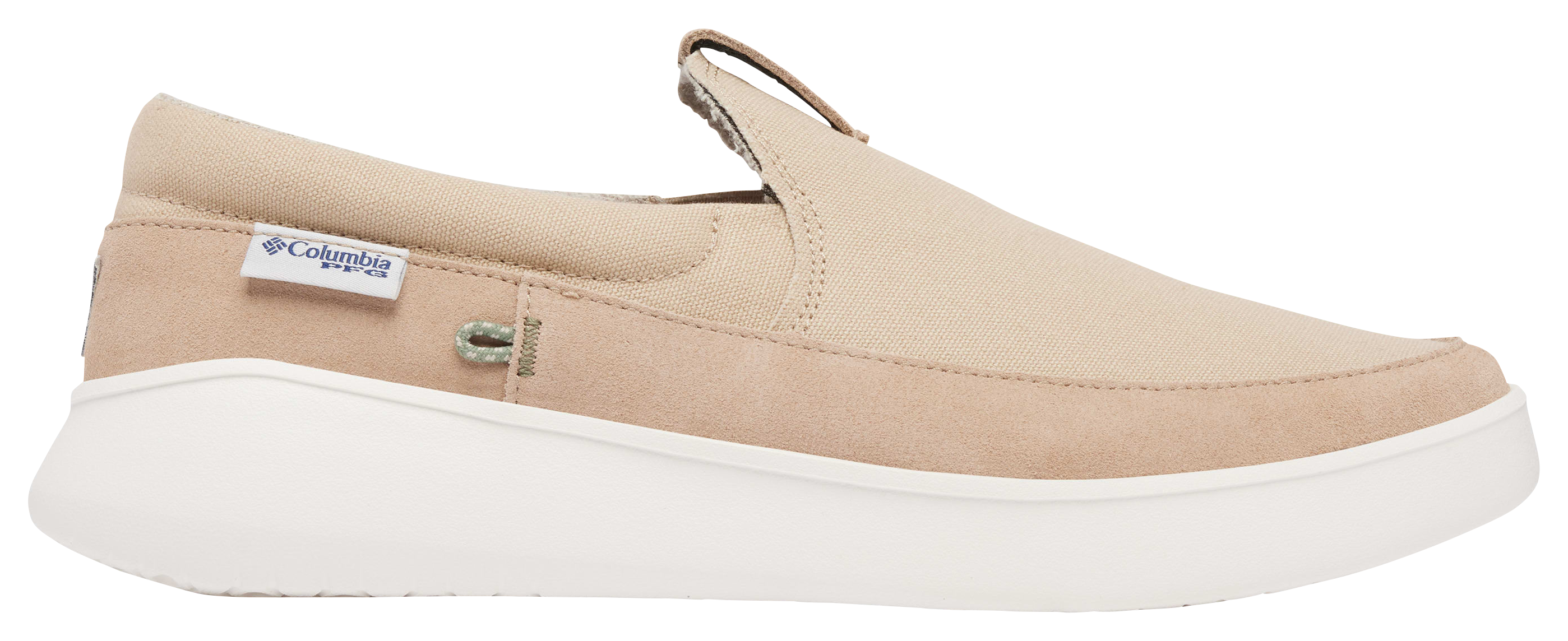 Image of Columbia Boatside PFG Slip-On Shoe for Men - Ancient Fossil/Cypress