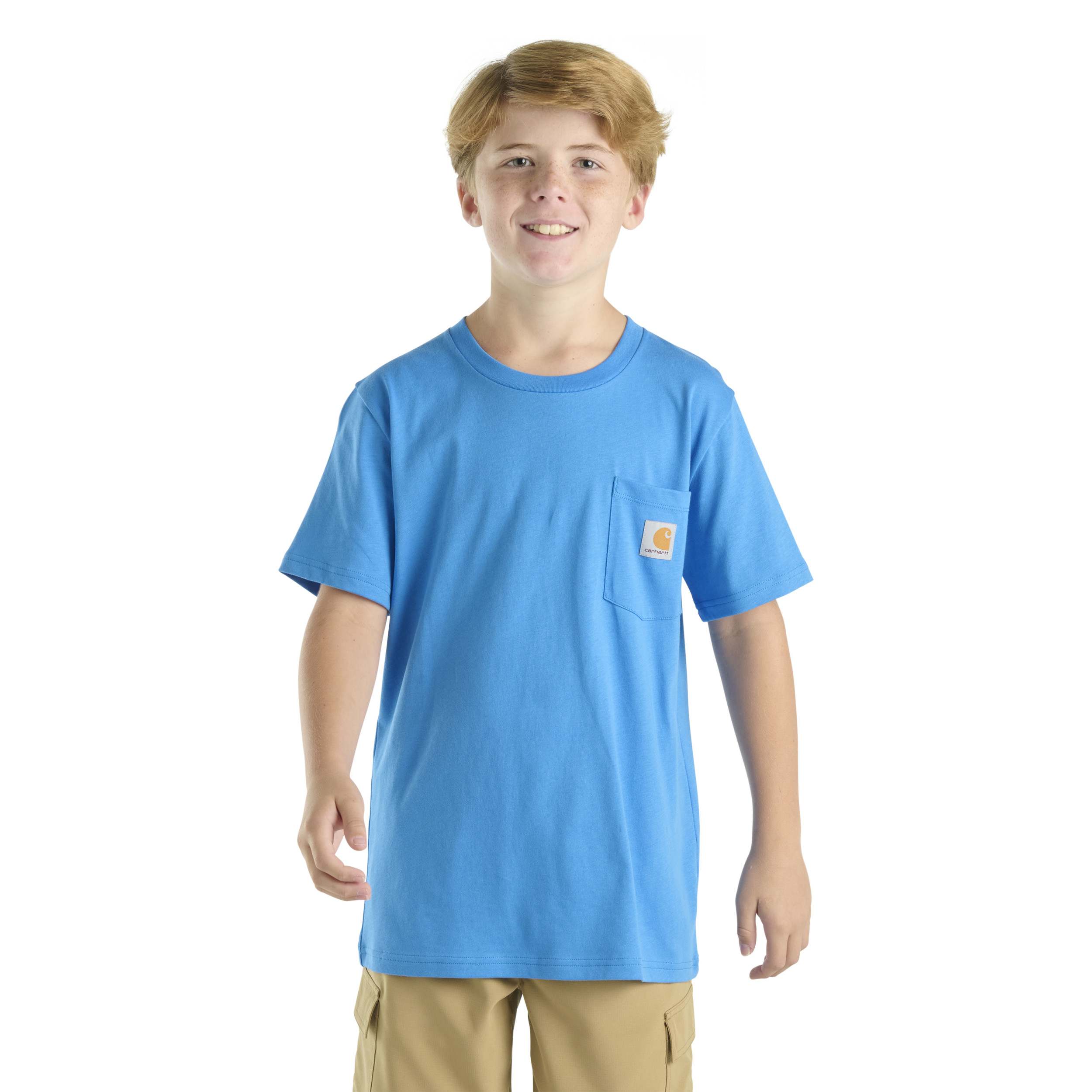 CARHARTT Label Short-Sleeve Pocket T-Shirt for Kids
