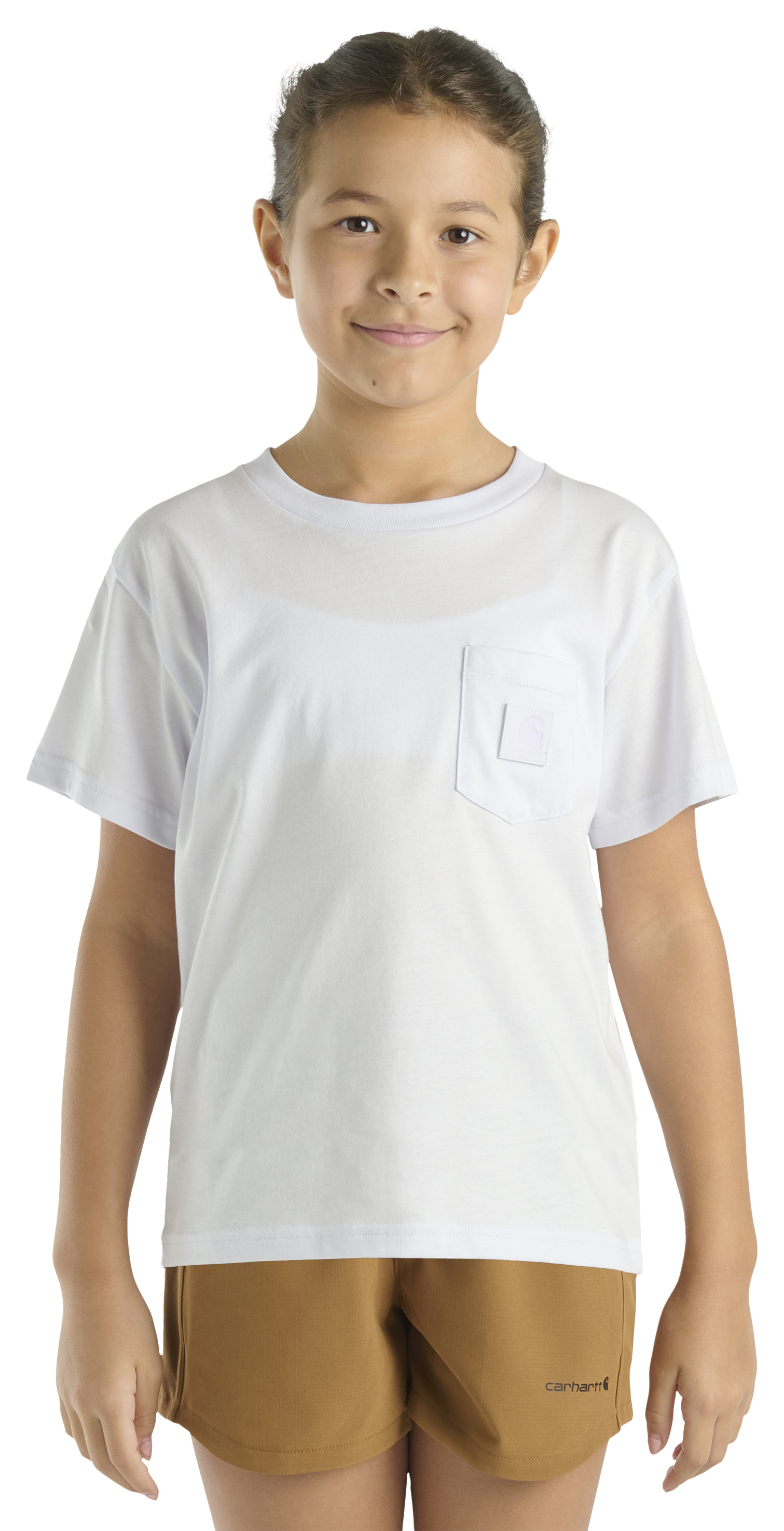 CARHARTT Tonal Patch Short-Sleeve Pocket T-Shirt for Toddler Girls