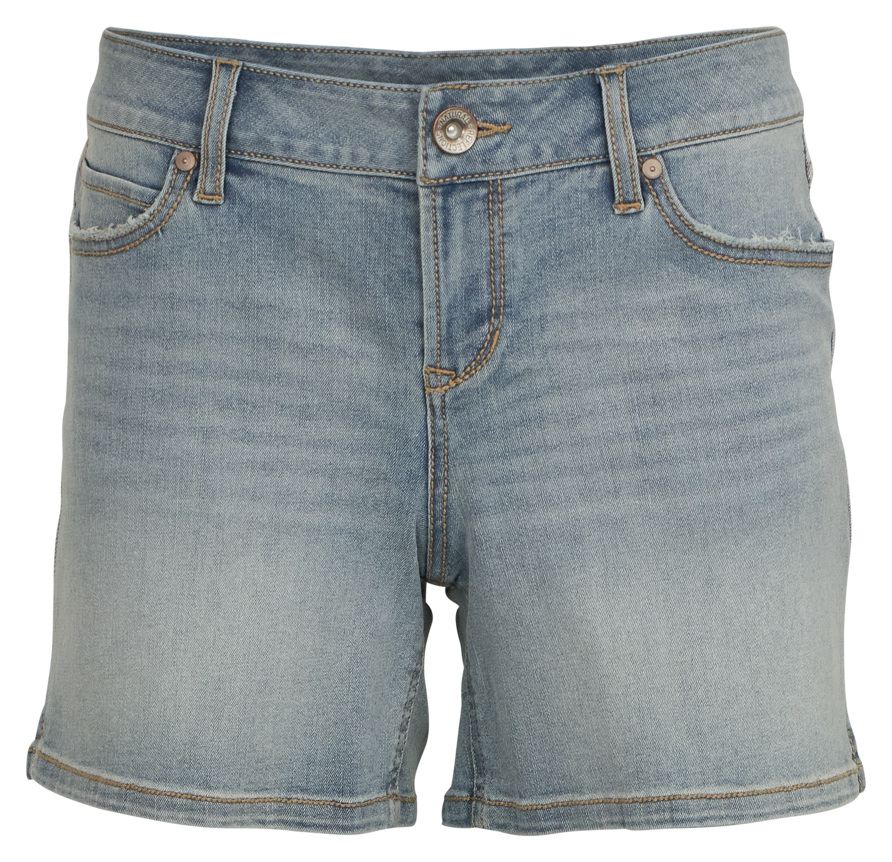 Image of Natural Reflections 5-Pocket Denim Shorts - Light Wash - 6