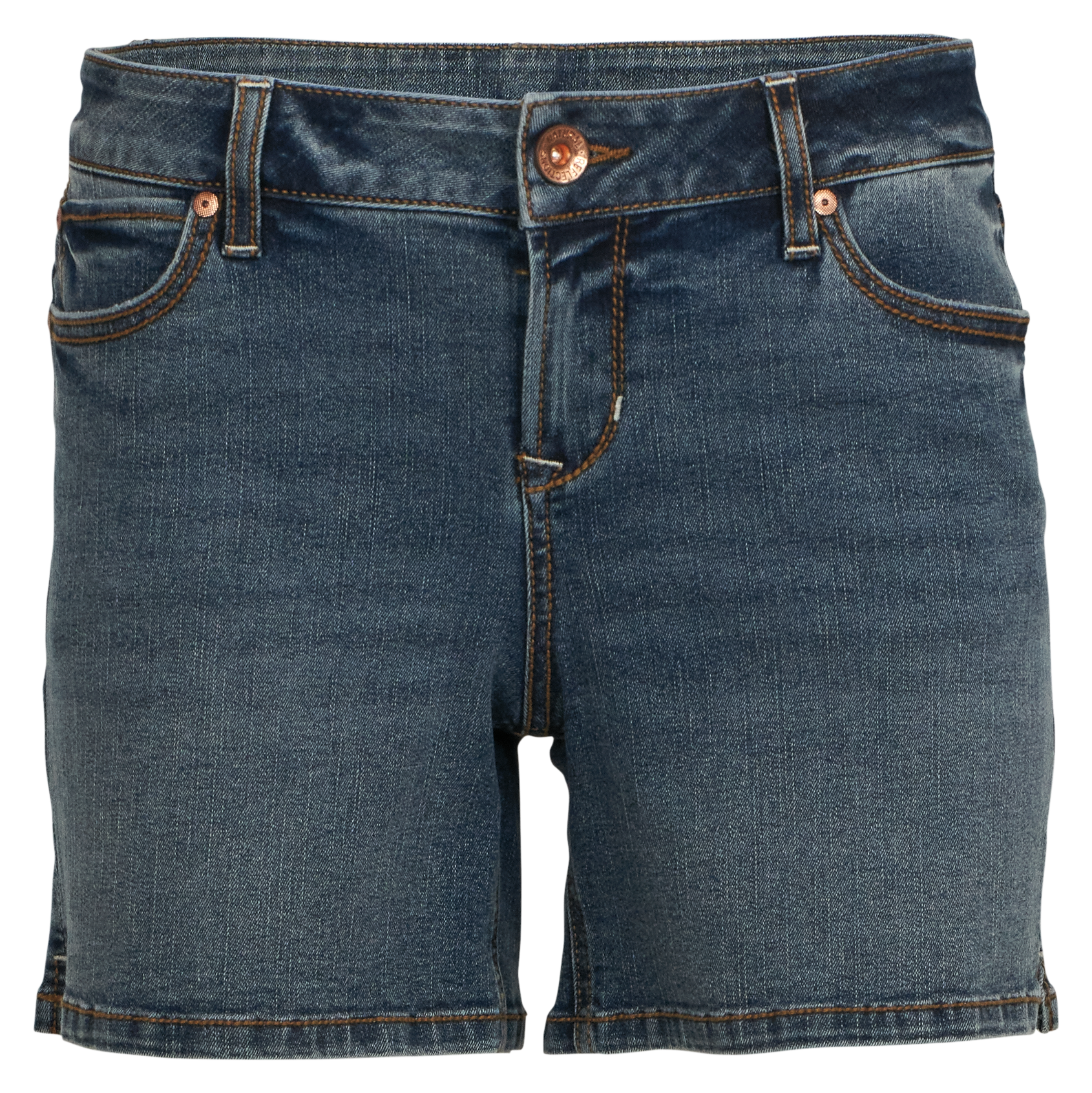Image of Natural Reflections 5-Pocket Denim Shorts - Dark Wash