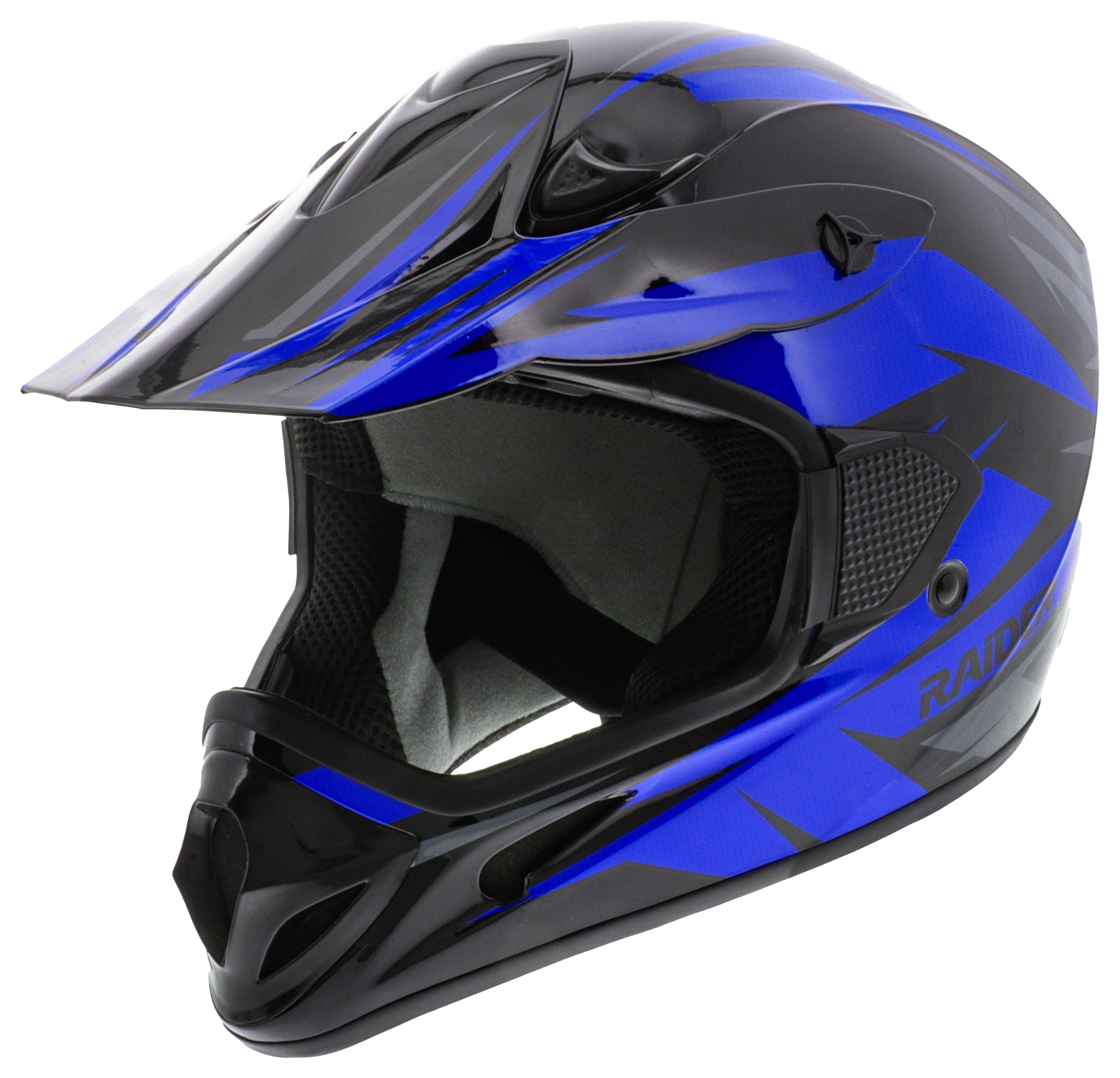 Image of Raider RX2 MX Off-Road Helmet for Adults - Blue - L