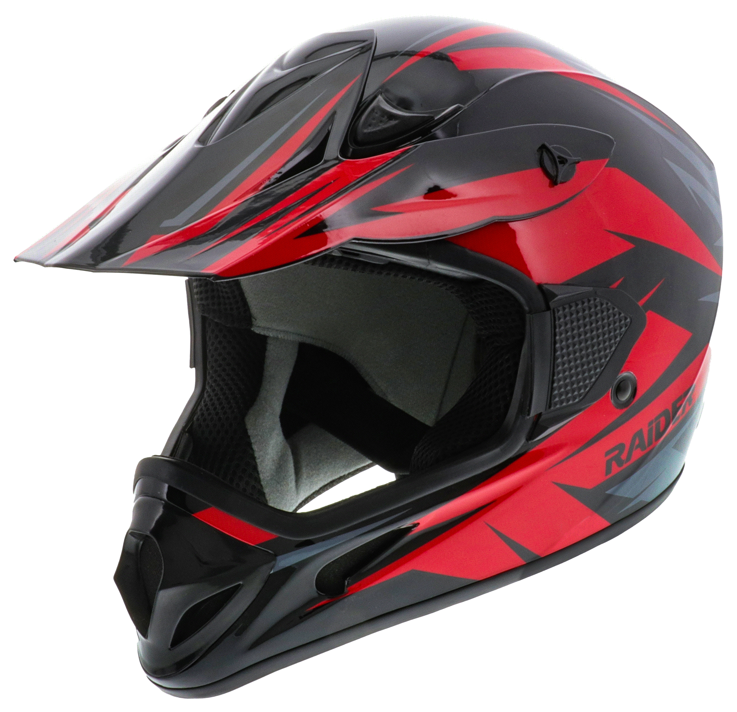 Image of Raider RX2 MX Off-Road Helmet for Adults - Red - XL