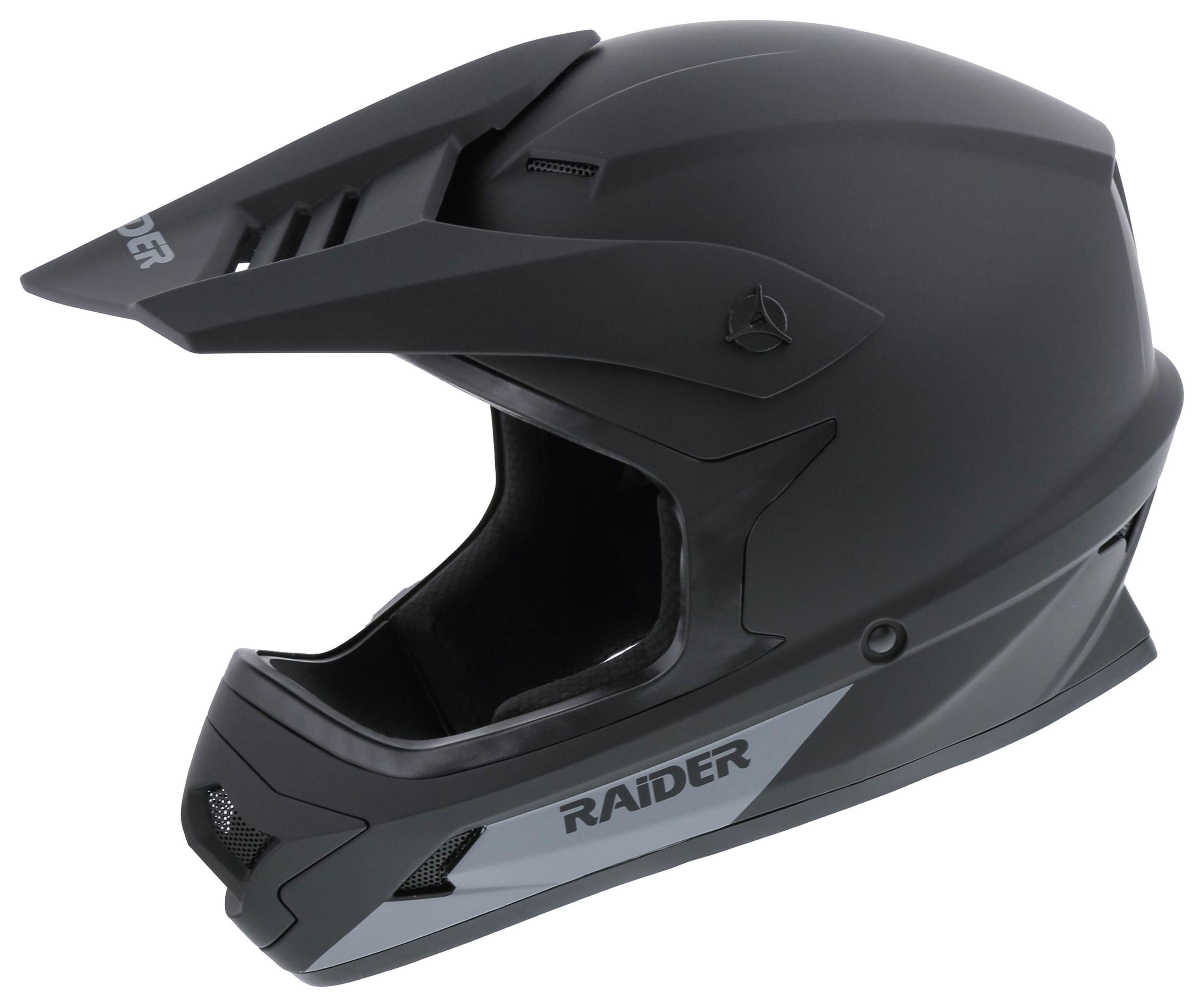 Image of Raider Z8 MX Helmet for Adults - Matte Black - L