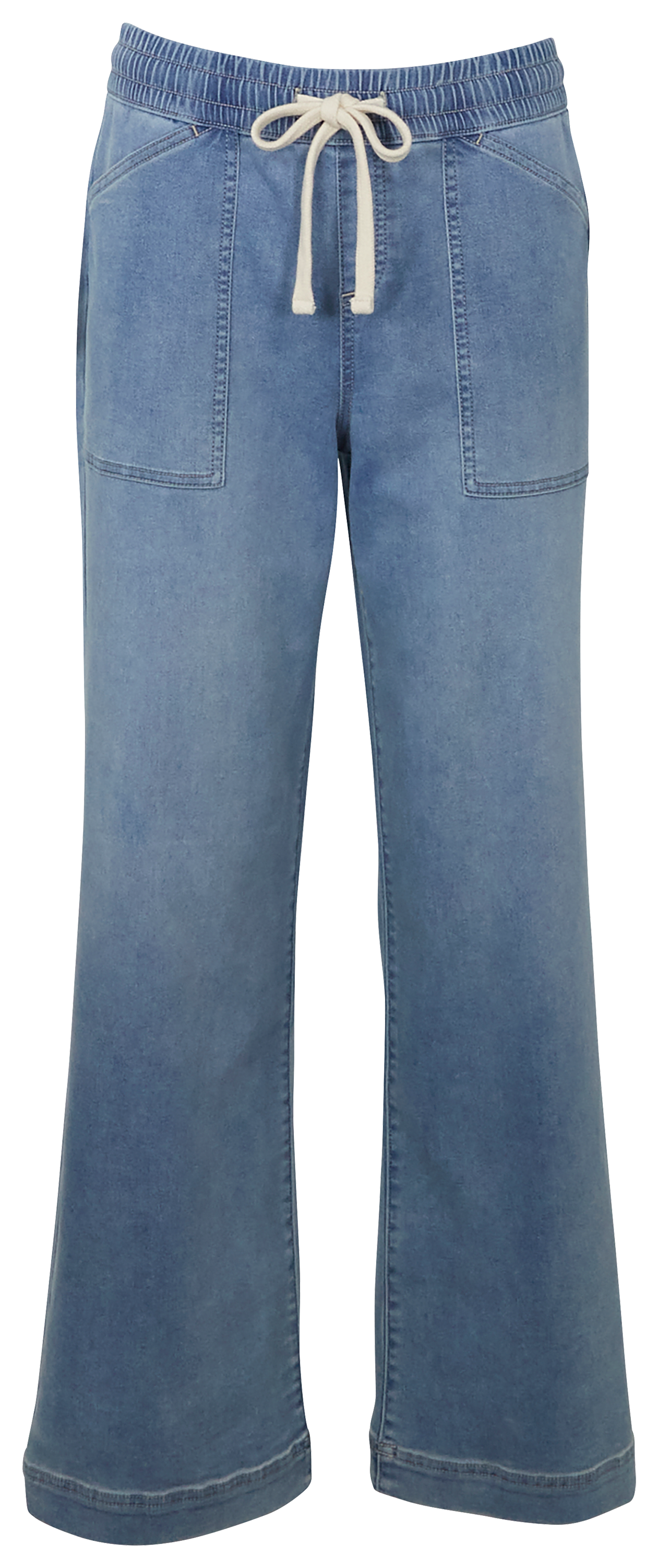 Image of Natural Reflections Daybreak Wide-Leg Pants - Medium Wash