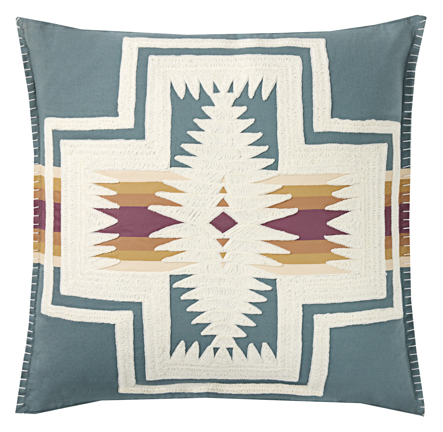 Image of Pendleton Harding Bedding Collection Embroidered Decorative Pillow - Slate