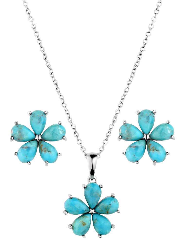 Image of Montana Silversmiths Floral Sky Jewelry Set