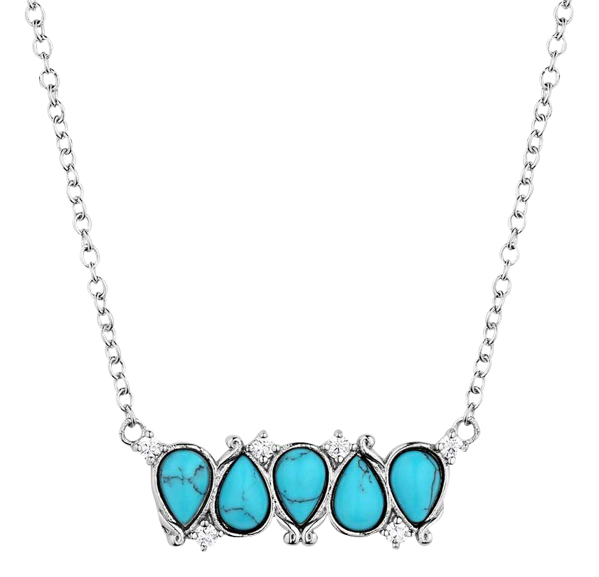 Image of Montana Silversmiths Blue Sands Turquoise Necklace