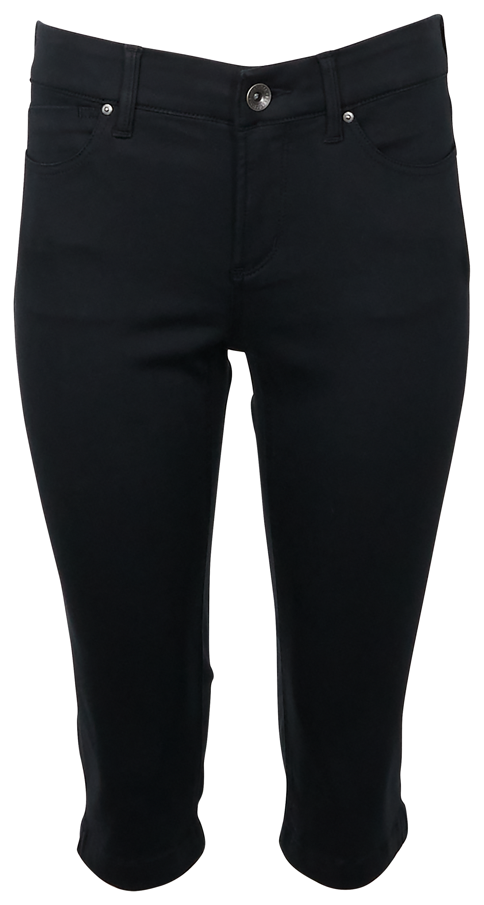 Image of Natural Reflections Campside Skimmer Capris - Anthracite
