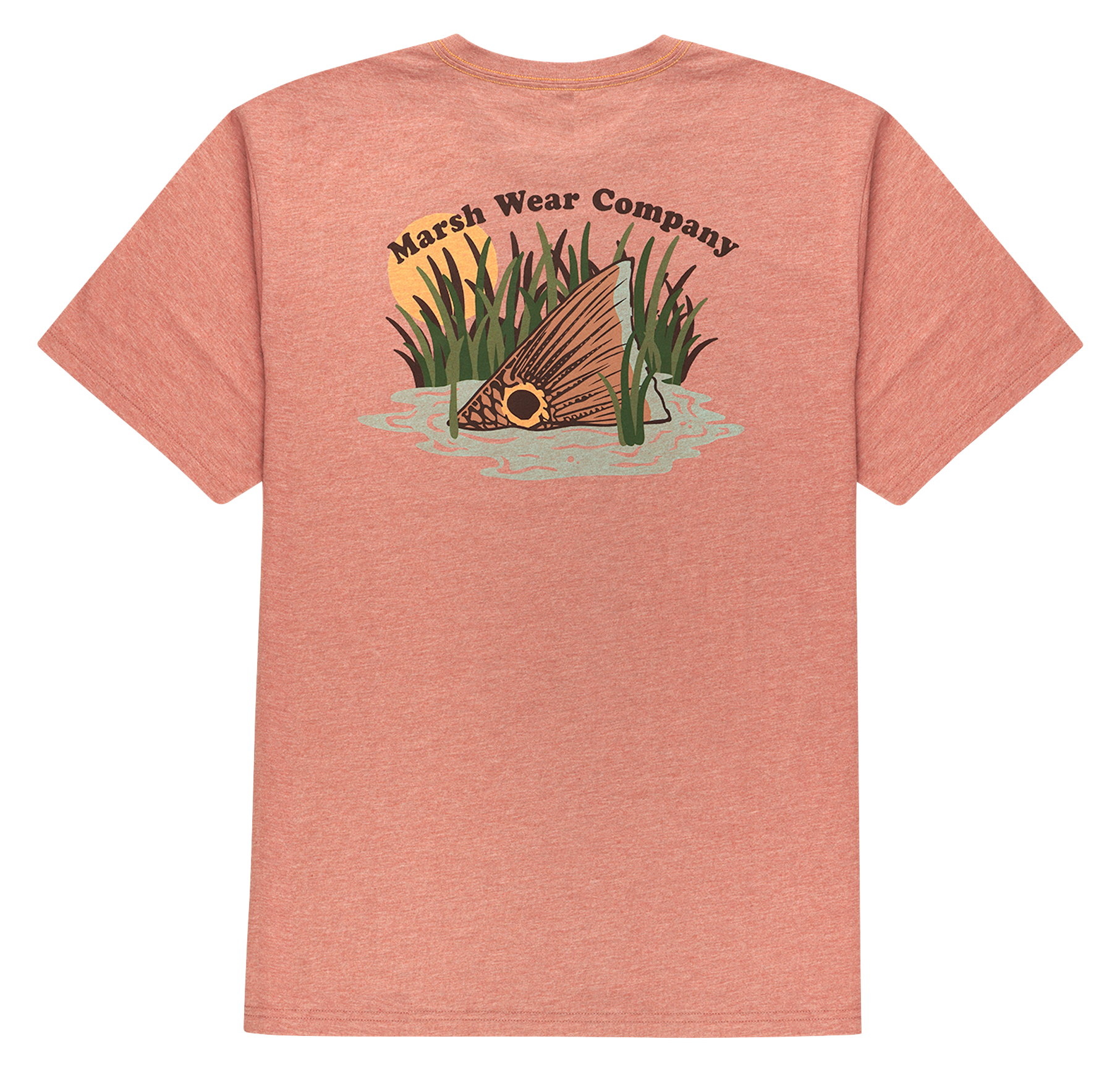 MARSH WEAR Heritage Red Short-Sleeve T-Shirt for Men