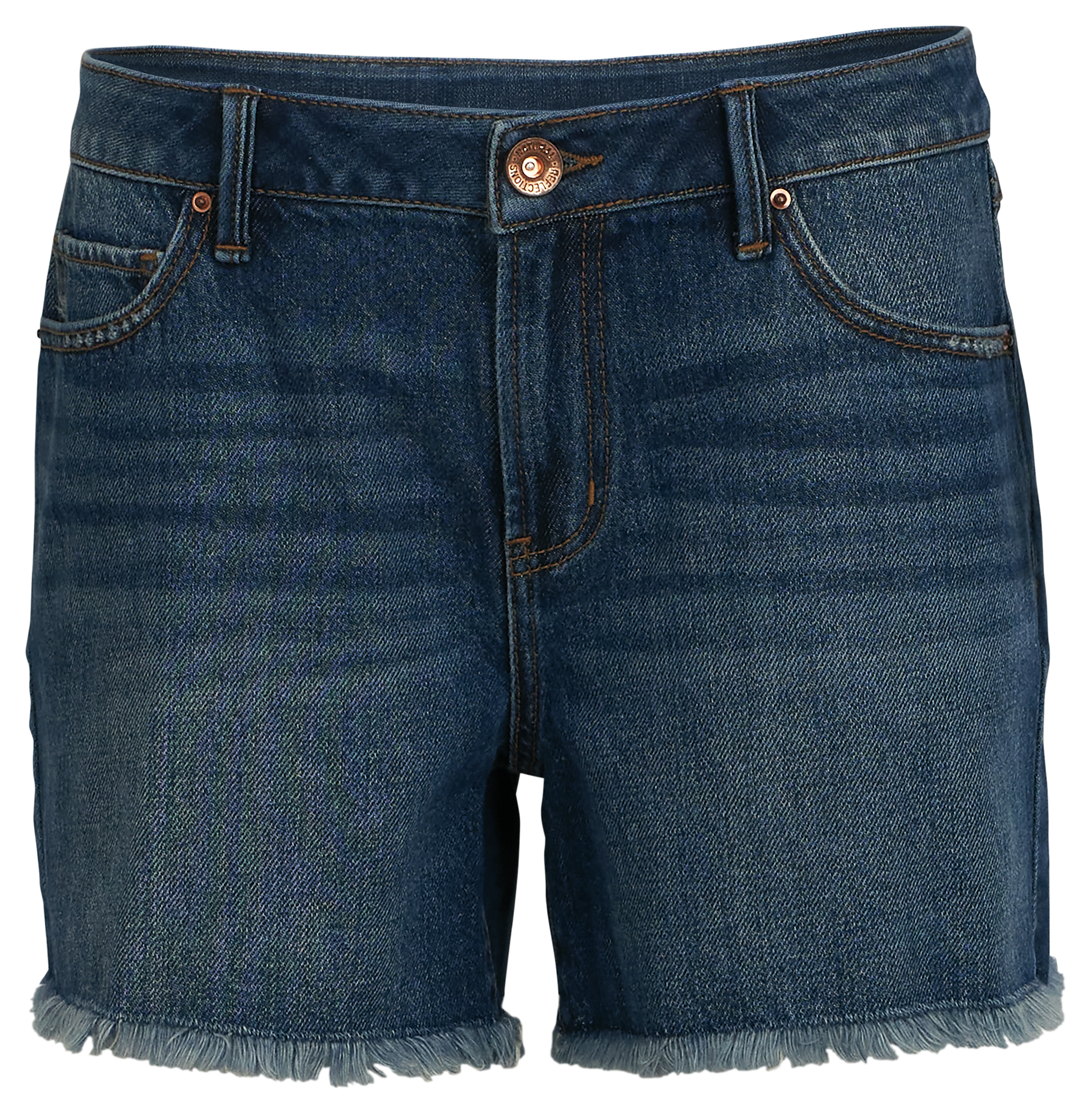 Image of Natural Reflections Weekend Cut-Off Shorts - Dark Wash