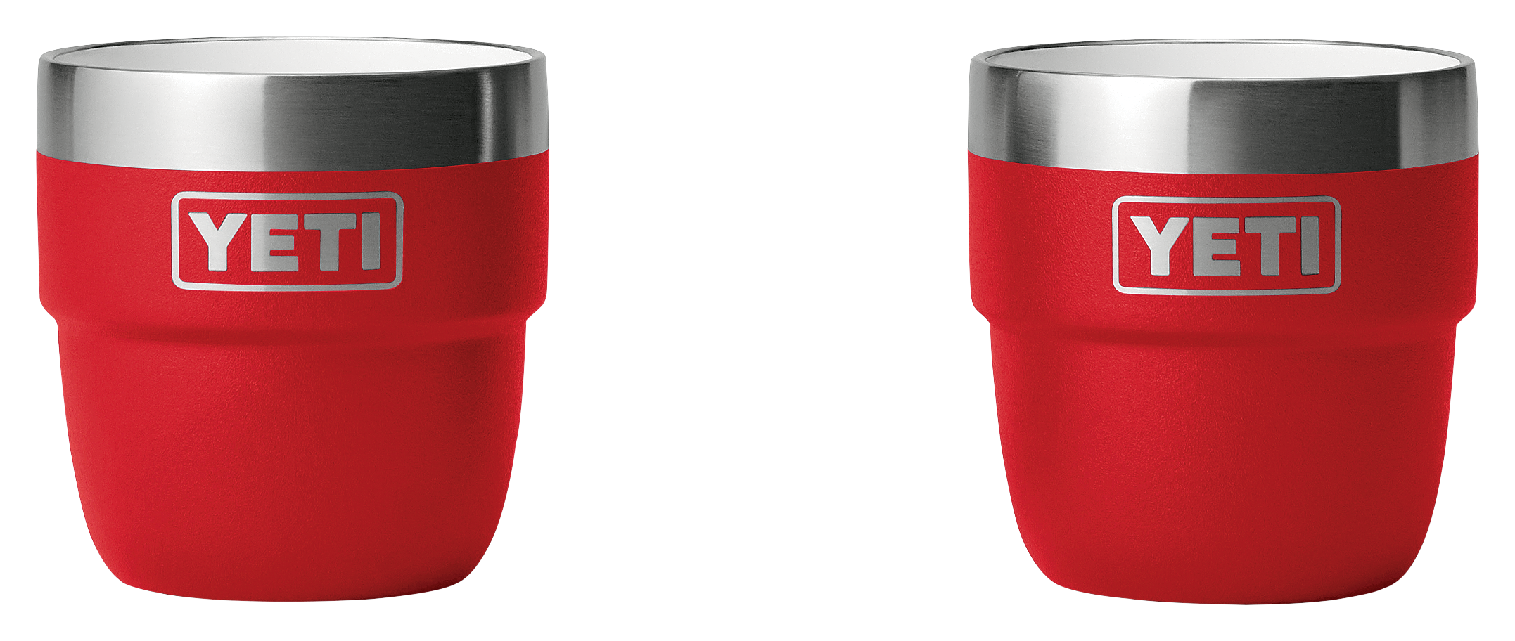 Image of YETI Rambler 4-oz. Espresso Stackable Cup 2-Pack - Rescue Red