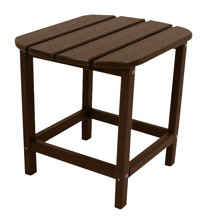 Image of "POLYWOOD South Beach 18"" Side Table - Mahogany"