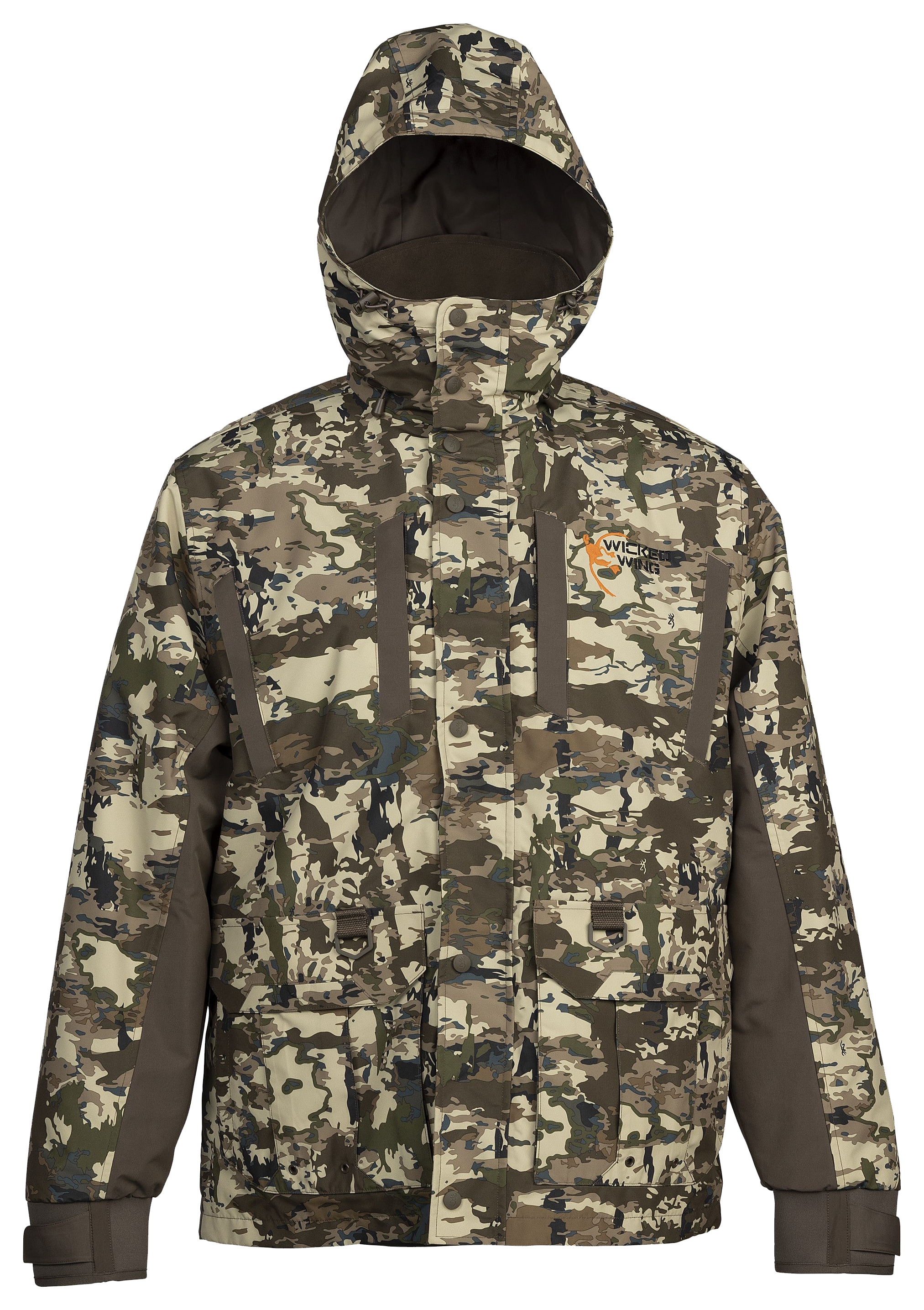 Image of Browning Wicked Wing 3-in-1 Cold Front Parka for Men - Browning AURIC Concealment - M