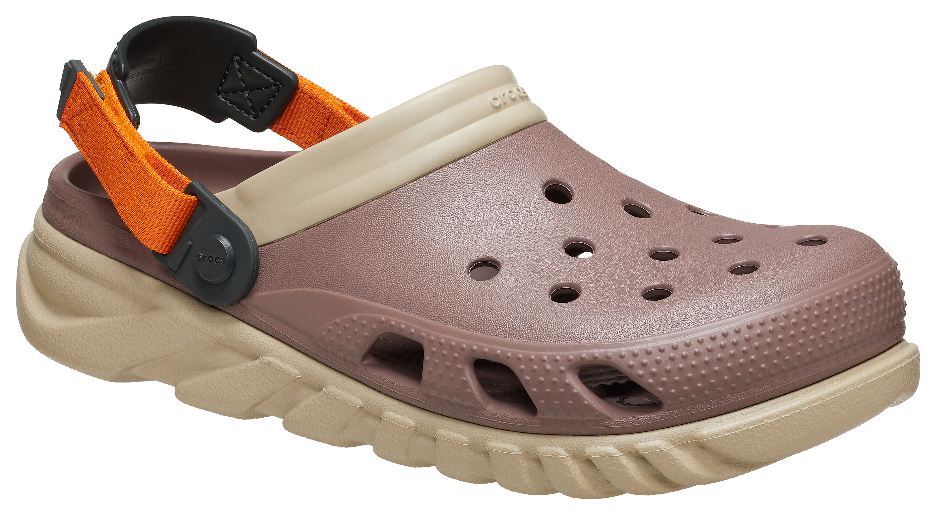 Image of Crocs Duet Max Clogs for Men - Truffle - 11M