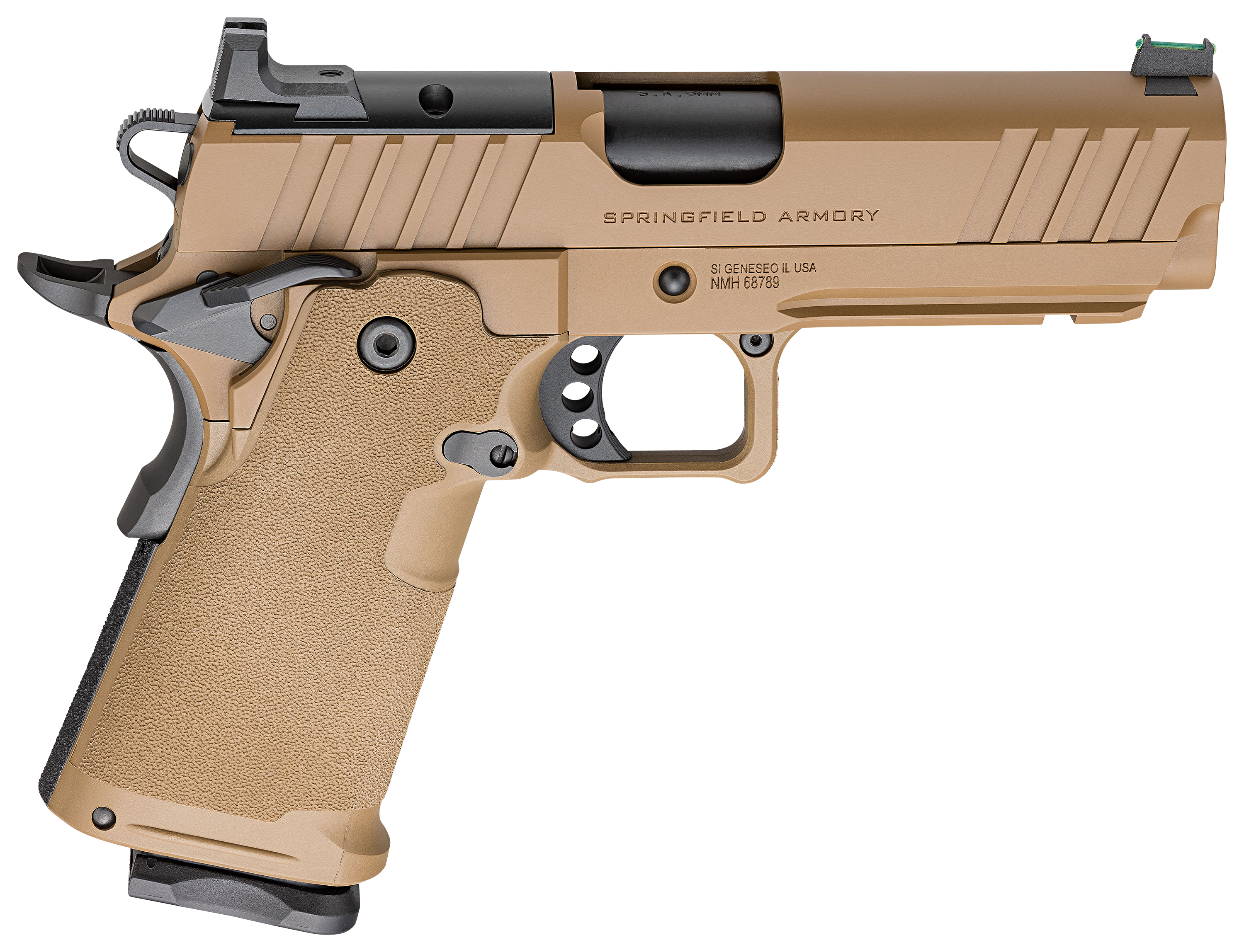 Image of "Springfield Armory 1911 DS Prodigy 4.25"" Semi-Auto Pistol - 9mm - Coyote Brown Cerakote - Coyote Brown - 10 Round Cap"