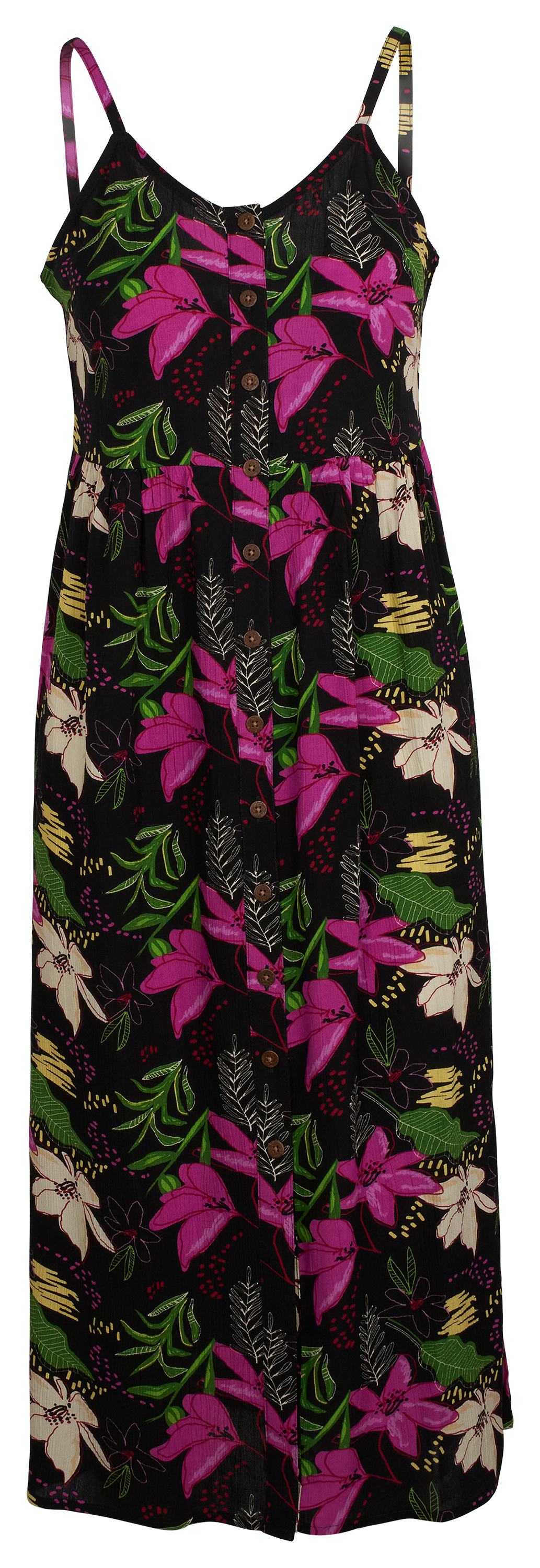 NATURAL REFLECTIONS Tropical Midi Dress