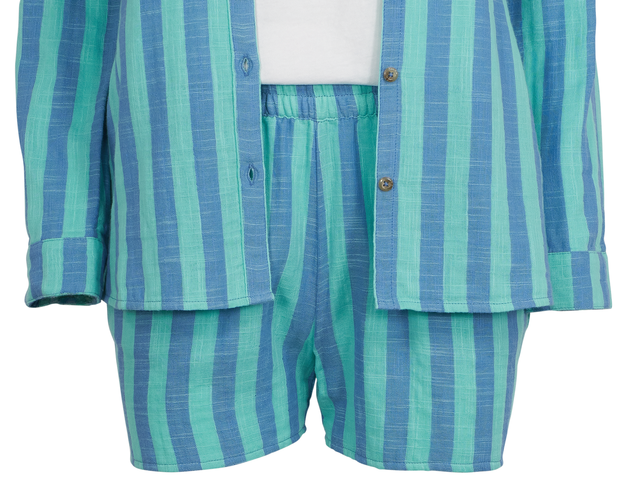 NATURAL REFLECTIONS Cabana Stripe Shorts