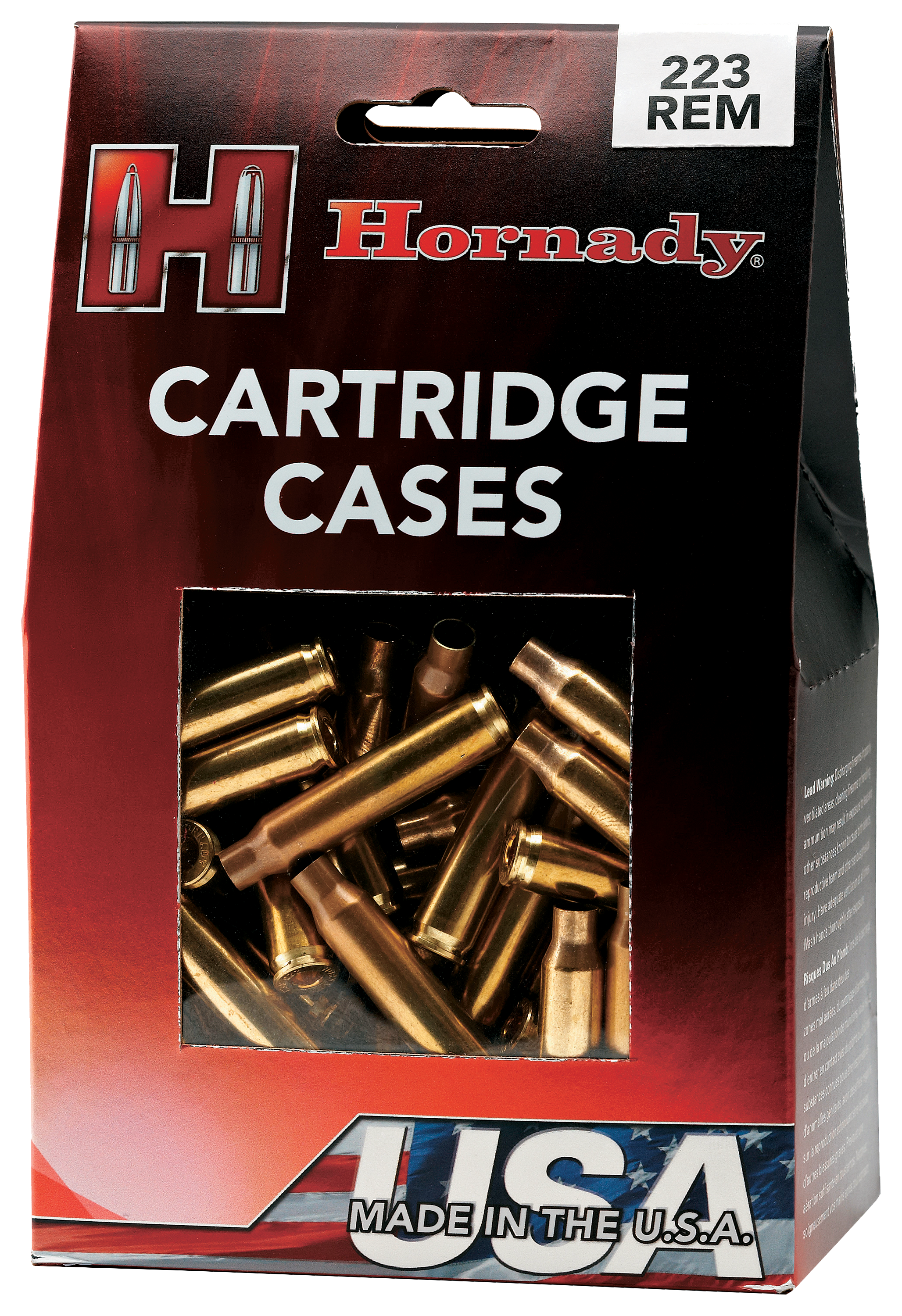 Hornady Unprimed Brass Rifle Cartridge Cases - .22 Hornet
