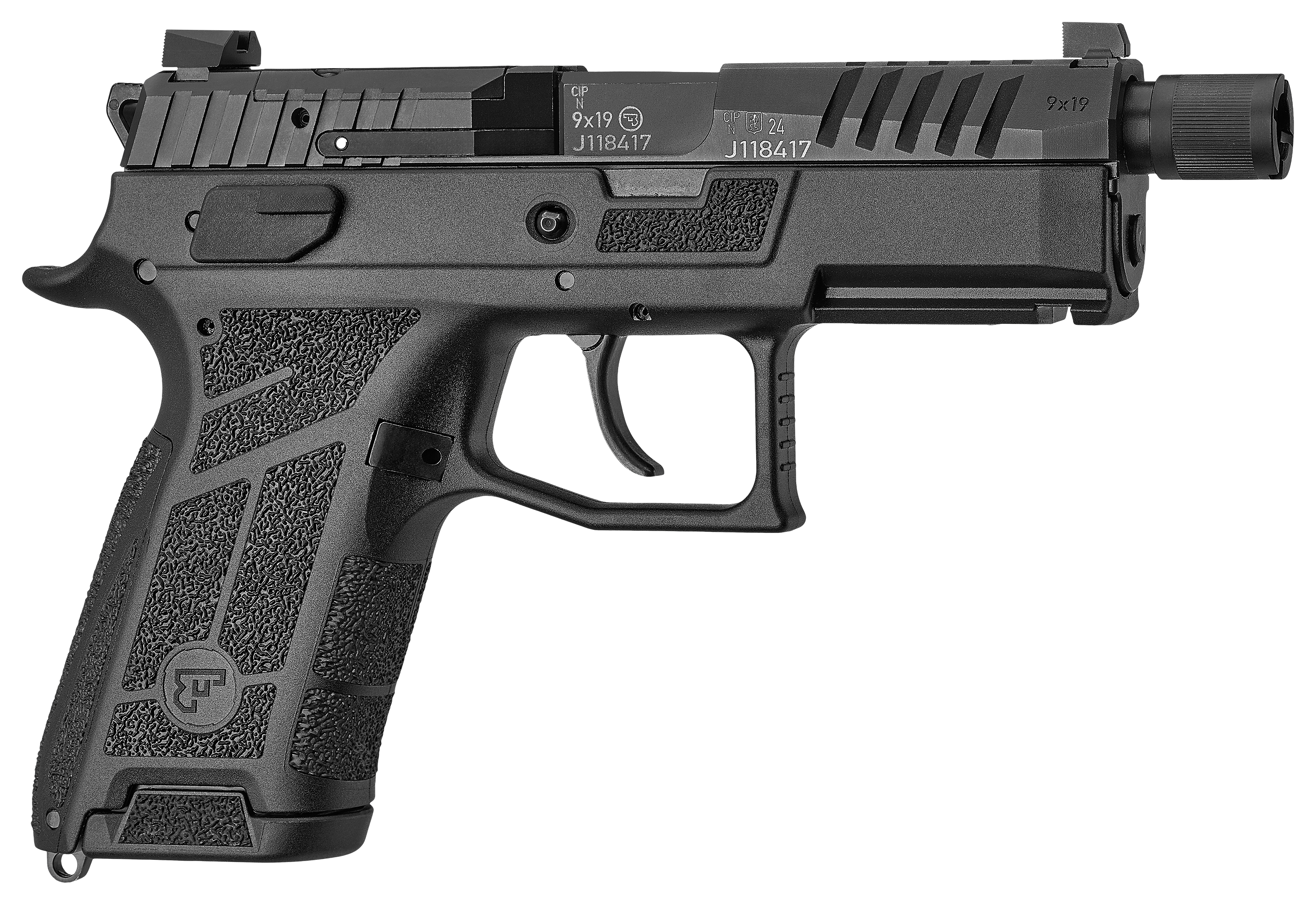CZ P09 C Nocturne SuppressorReady 9mm SemiAuto Pistol