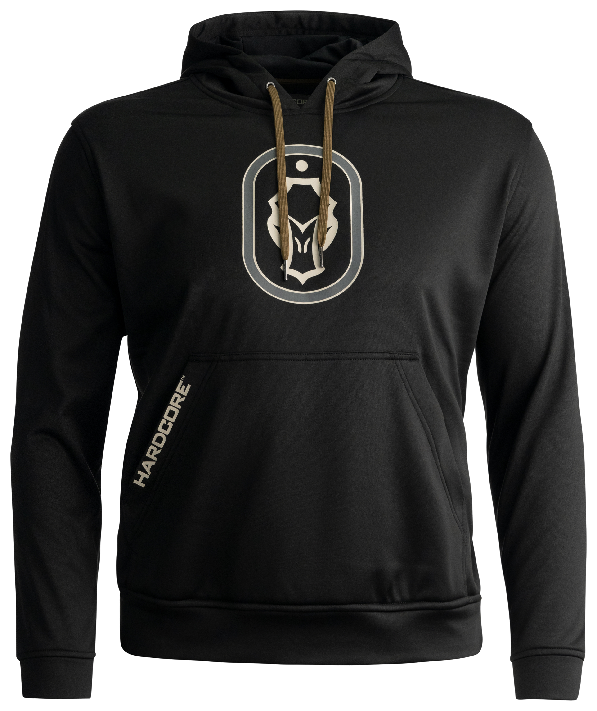 Image of Hardcore Waterfowl Logo Hoodie for Men - Black - M