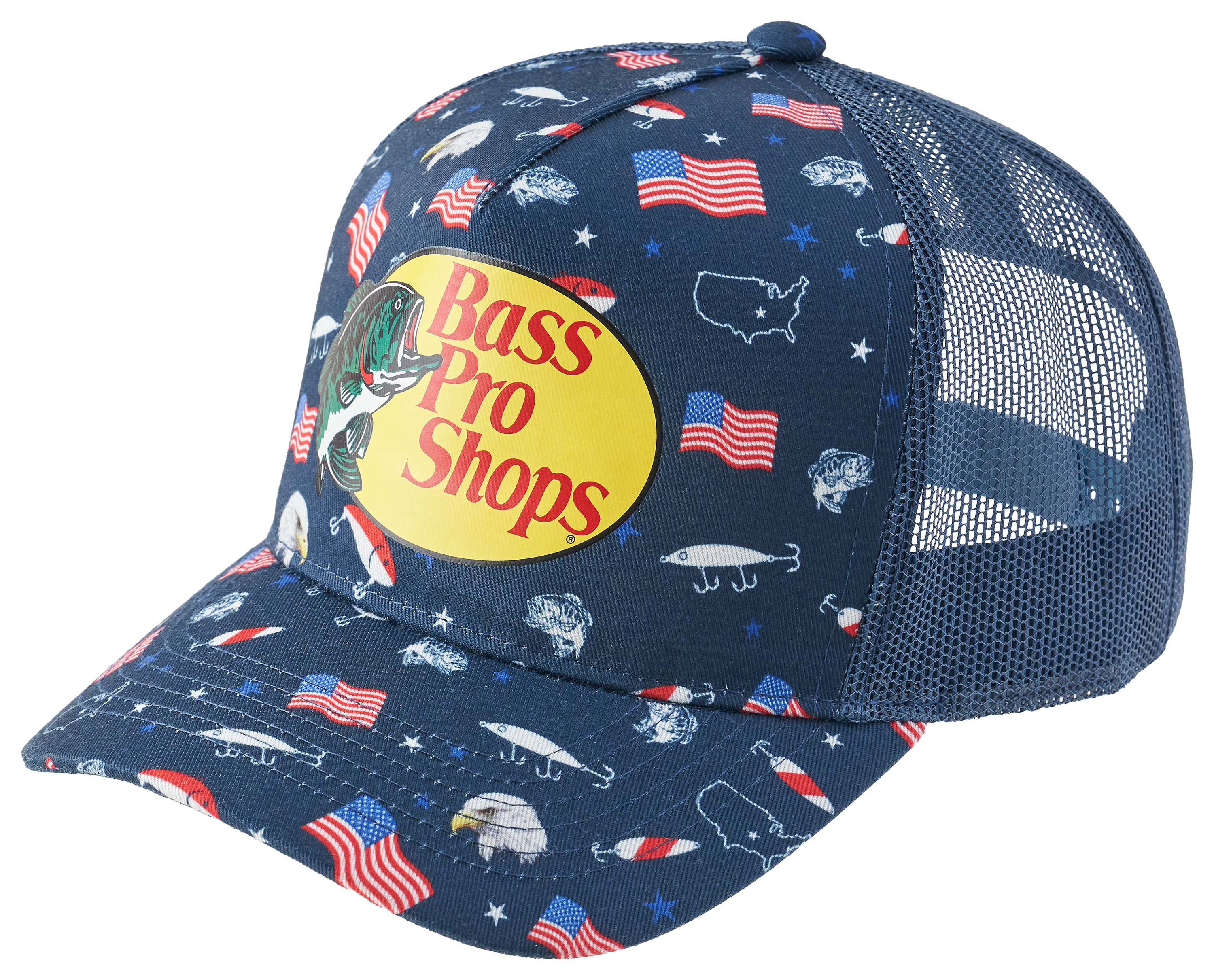 Bass Pro Shops Printed Mesh Trucker Cap