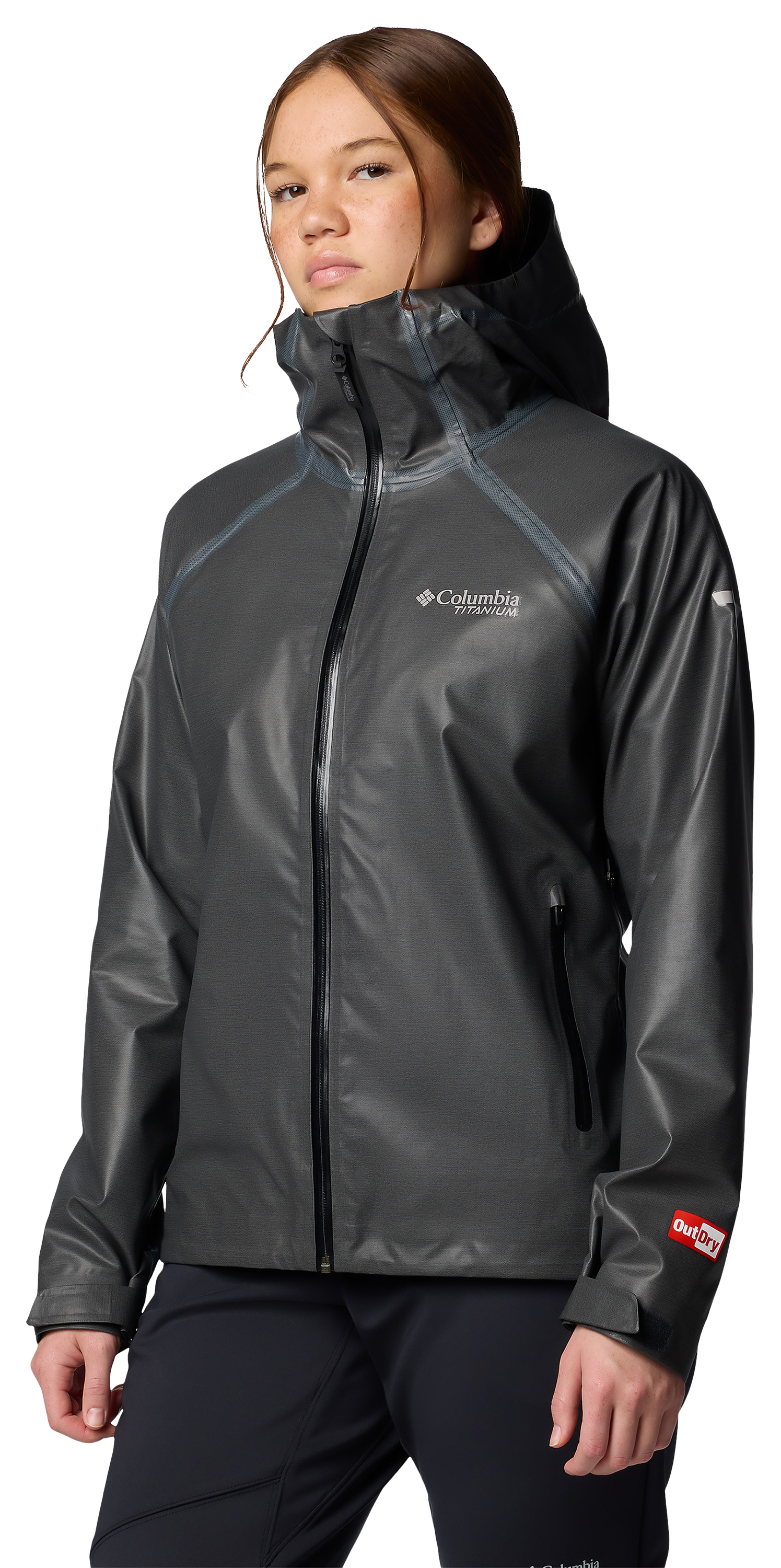 Image of Columbia OutDry Extreme Reign II Jacket for Ladies - Black Heather - S