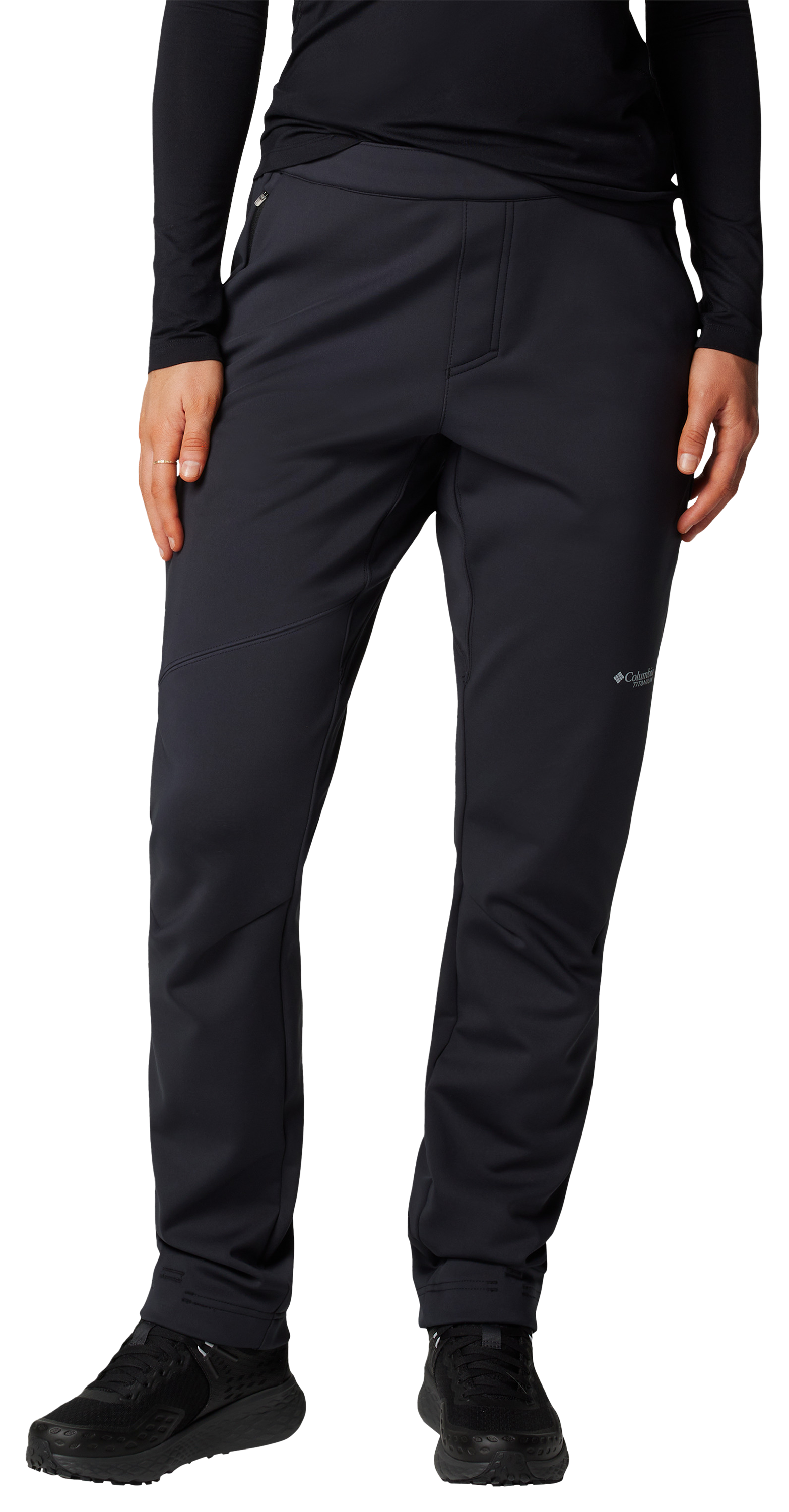 Image of Columbia Vast Canyon High-Rise Softshell Pants for Ladies - Black - M