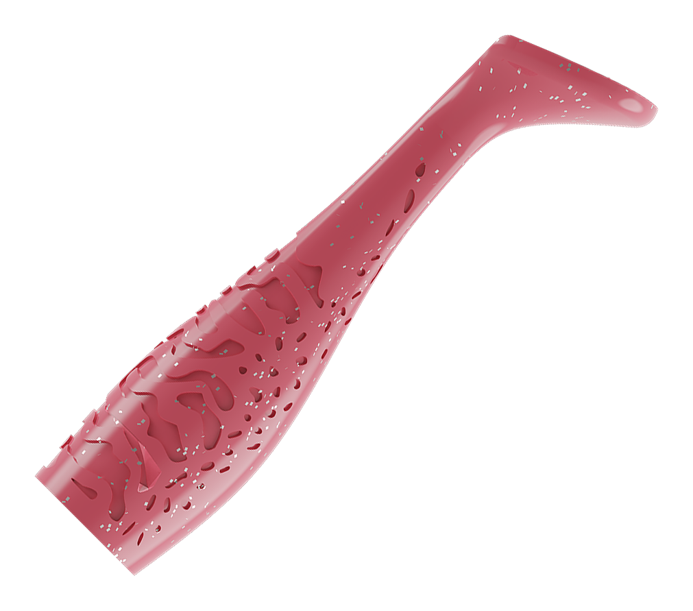 Image of "WolfPack Tackle Jig Tail - Pink - 4"""