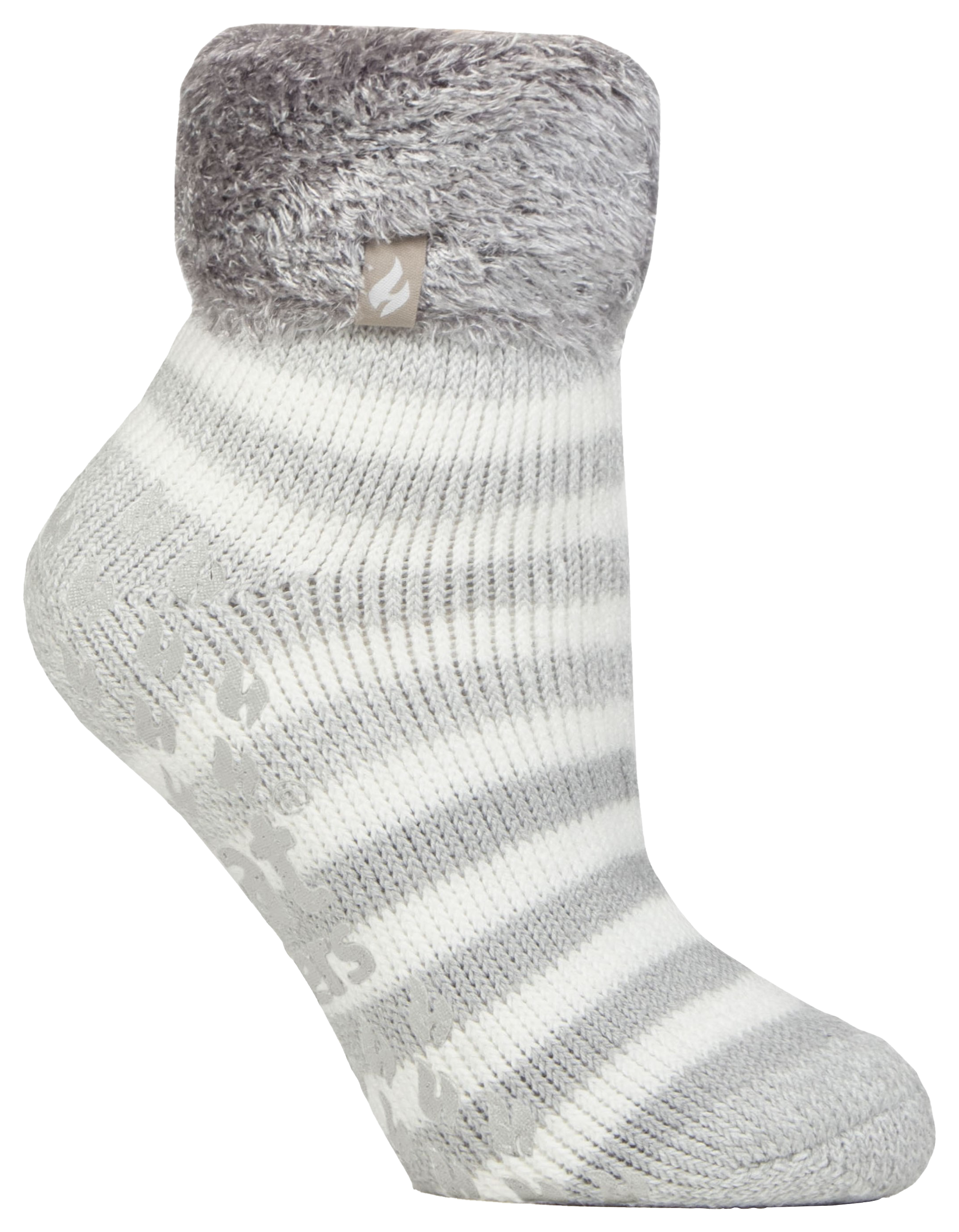 Image of Heat Holders Aberfeldy Stripe Lounge Socks for Ladies