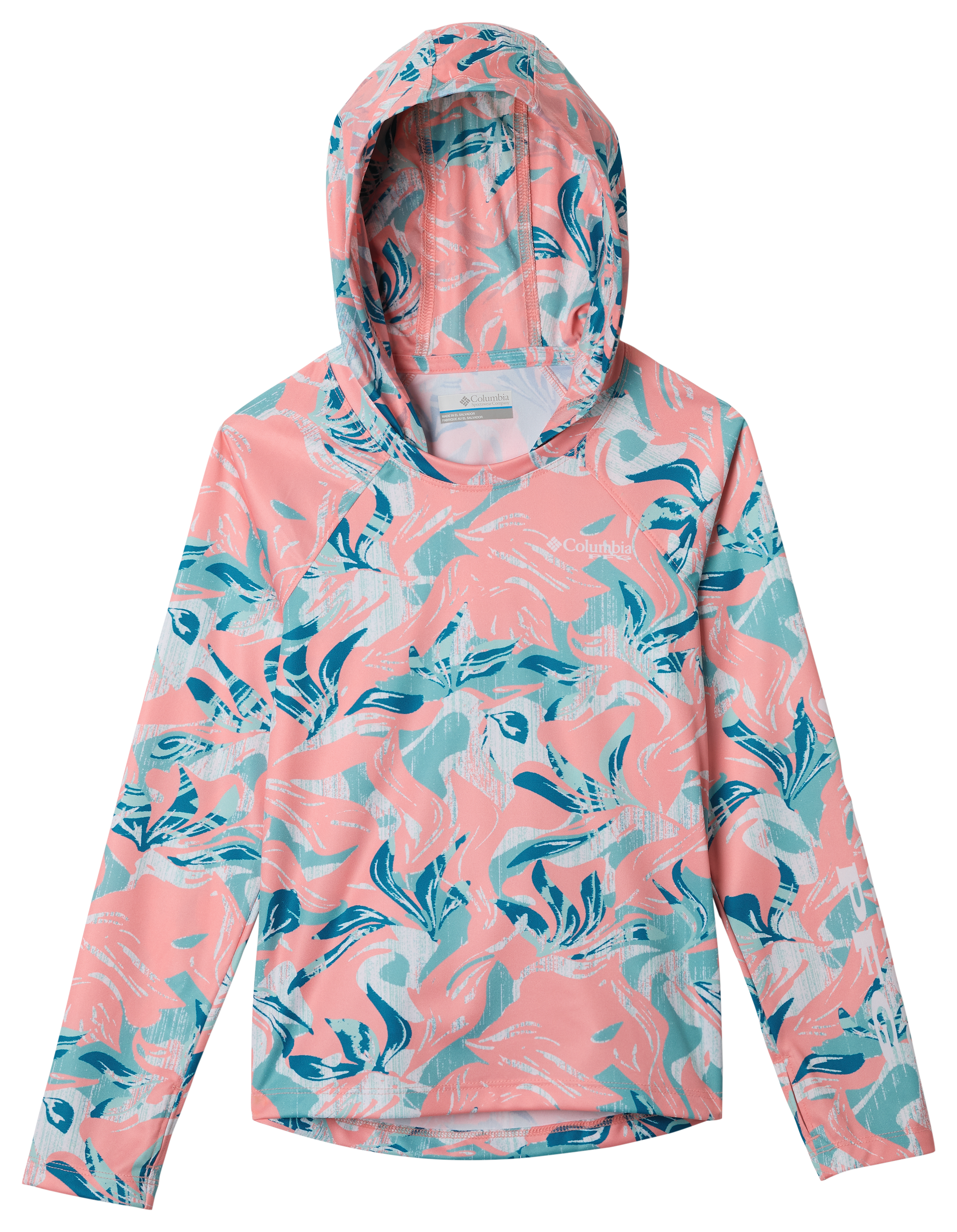 Image of Columbia PFG Super Tidal Long-Sleeve Hoodie for Girls