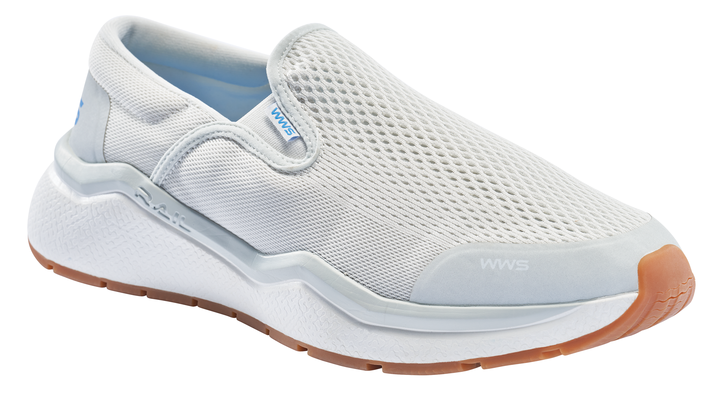 Image of World Wide Sportsman Palomar Slip-On Fishing Shoes - Barely Blue - 11M