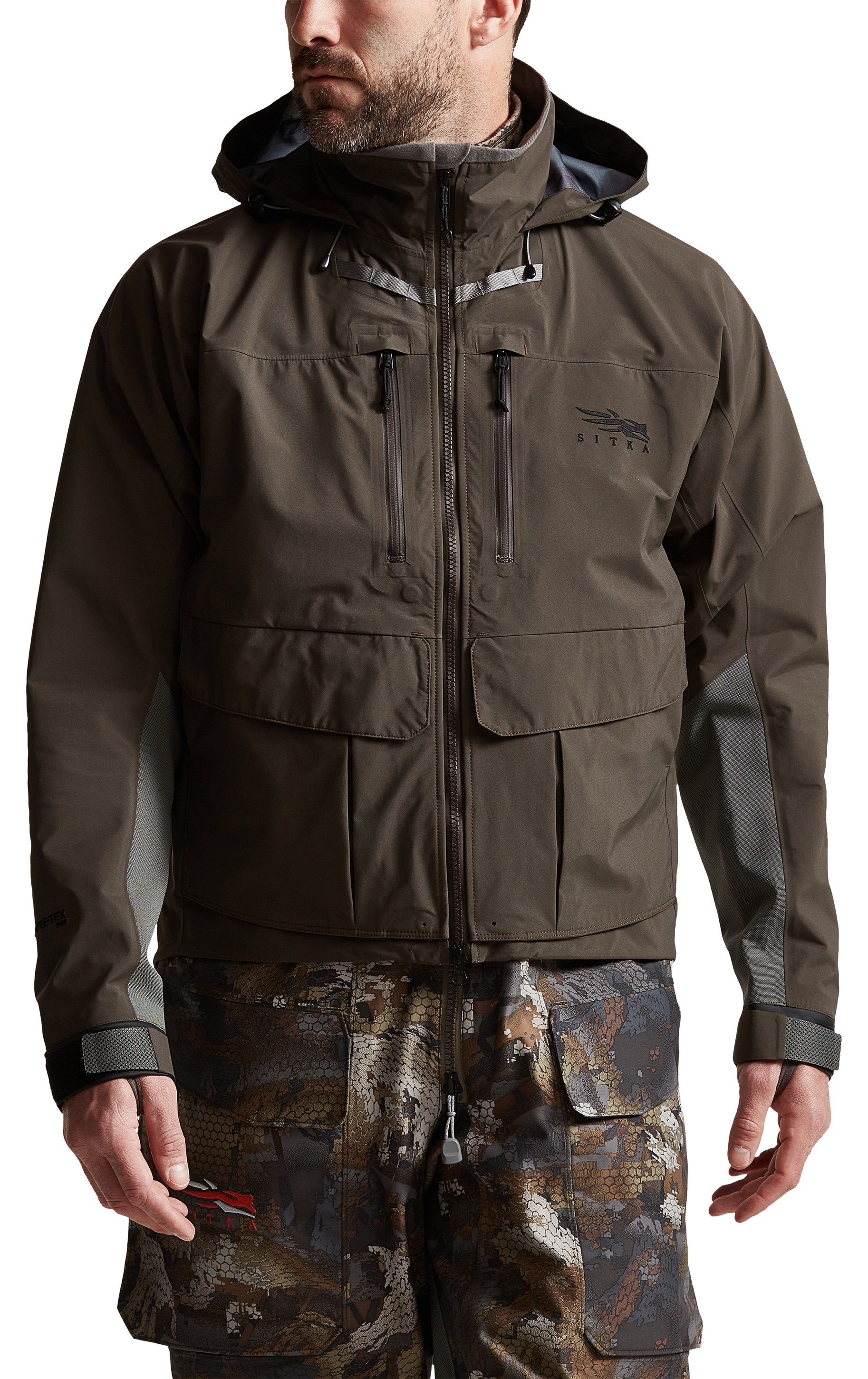 SITKA Delta Pro Wading Jacket – Earth – 3XL